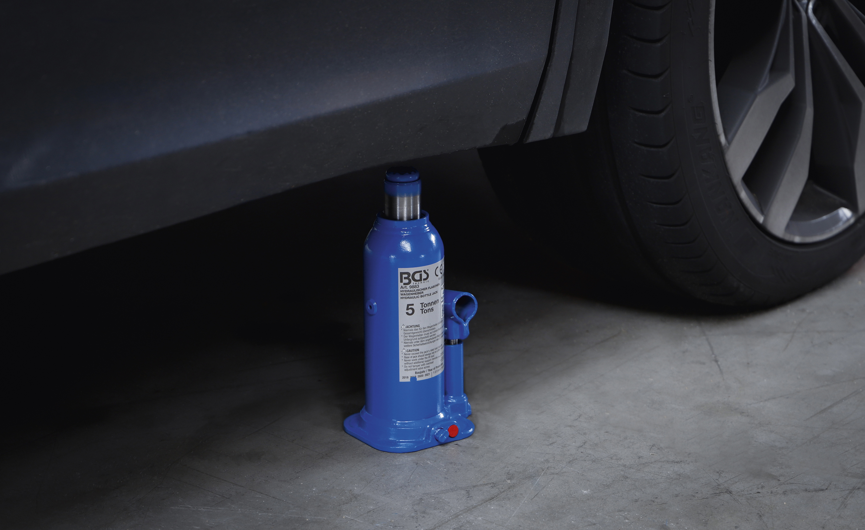 BGS Hydraulischer Flaschen-Wagenheber | 5 t