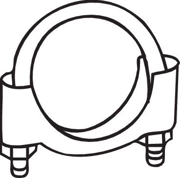 Klemmstück, Abgasanlage