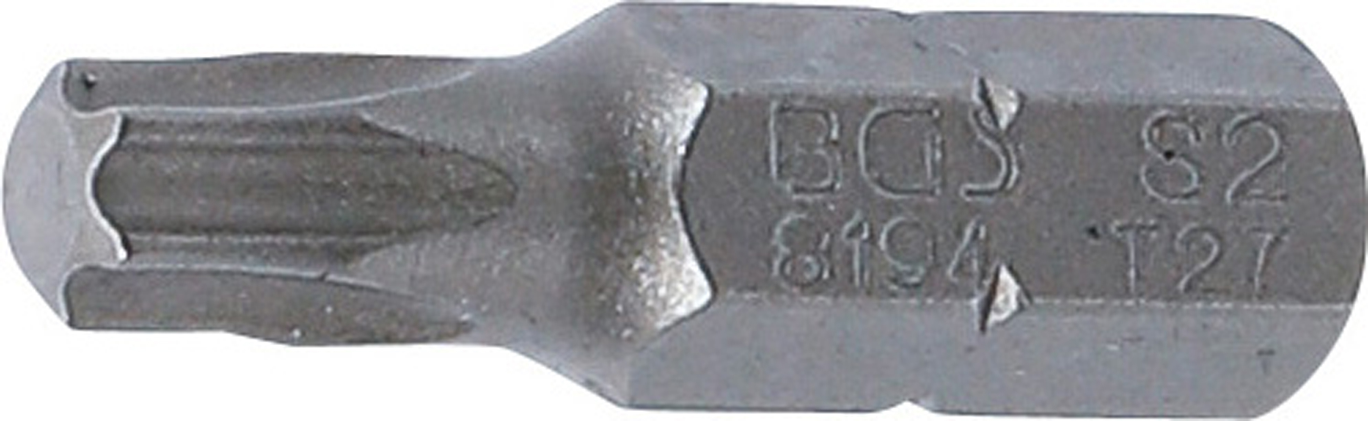 BGS Bit | Länge 25 mm | Antrieb Außensechskant 6,3 mm (1/4") | T-Profil (für Torx) T27