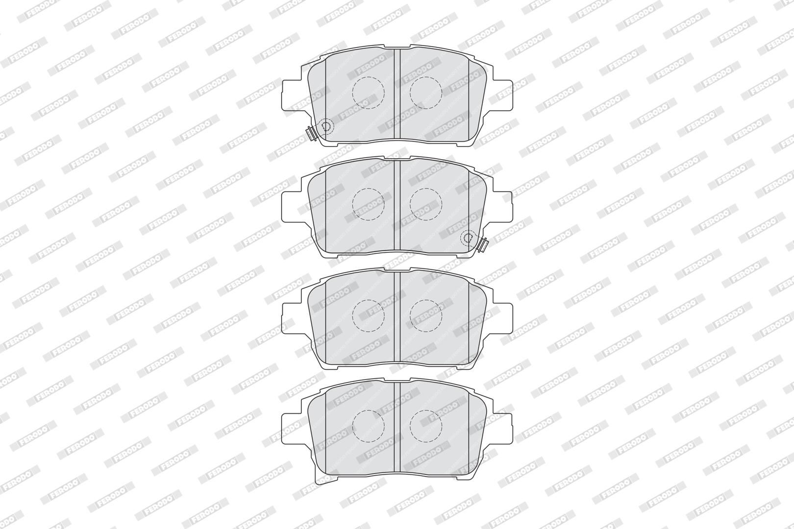 Bremsbelagsatz, Scheibenbremse