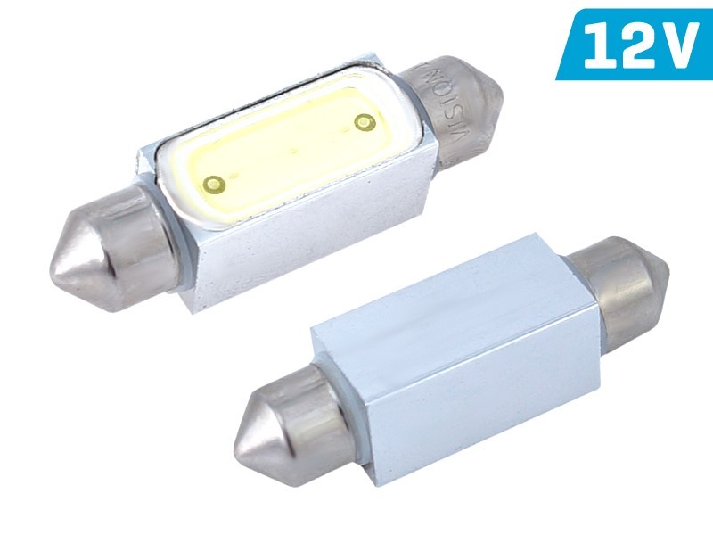 Vision Festoon Soffitte LED 12V C5W SV8,5 39 mm Glühlampe 1x HP LED 2er Pack