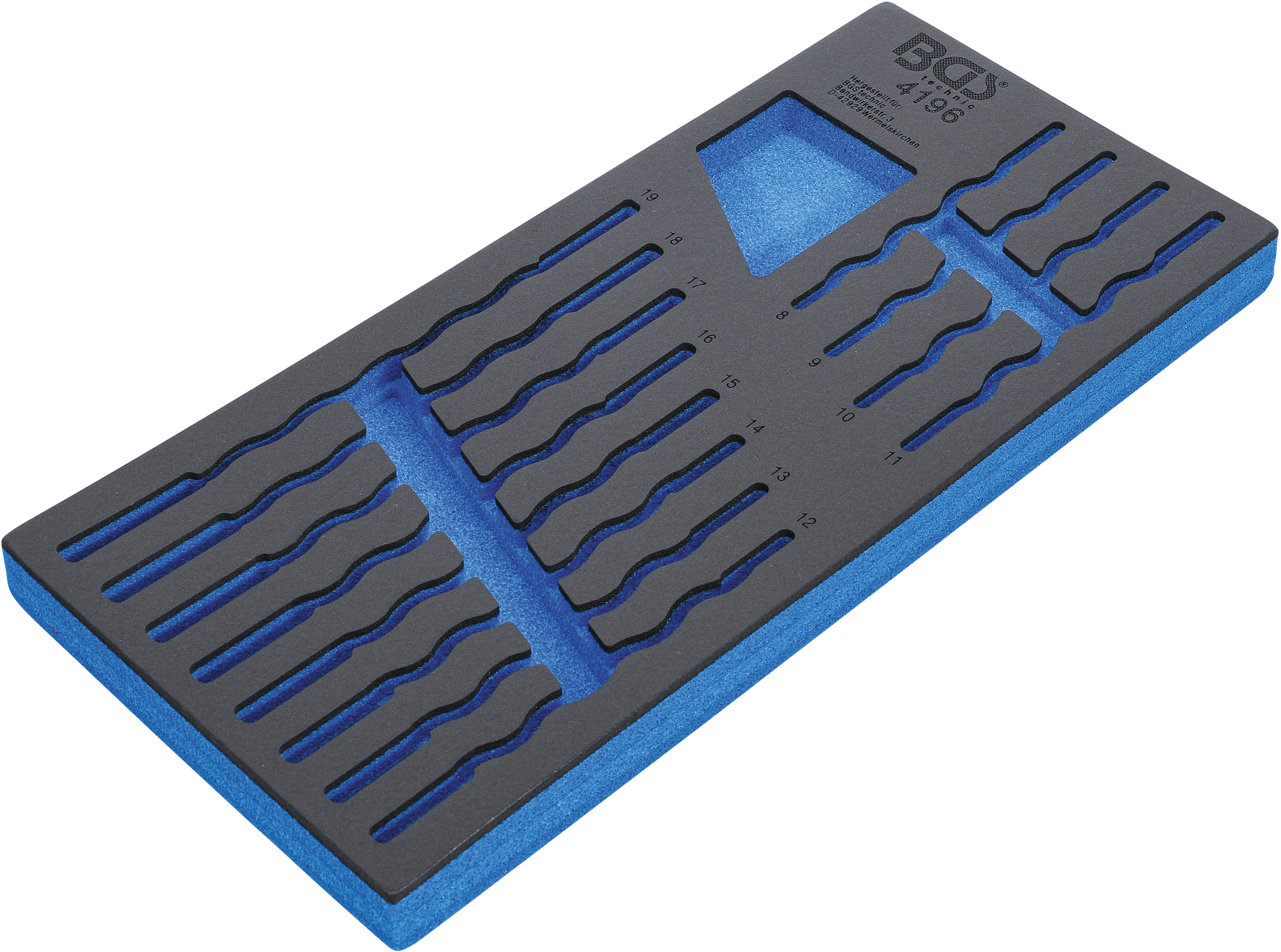 BGS Werkstattwageneinlage 1/3 | leer | für Art. 4196