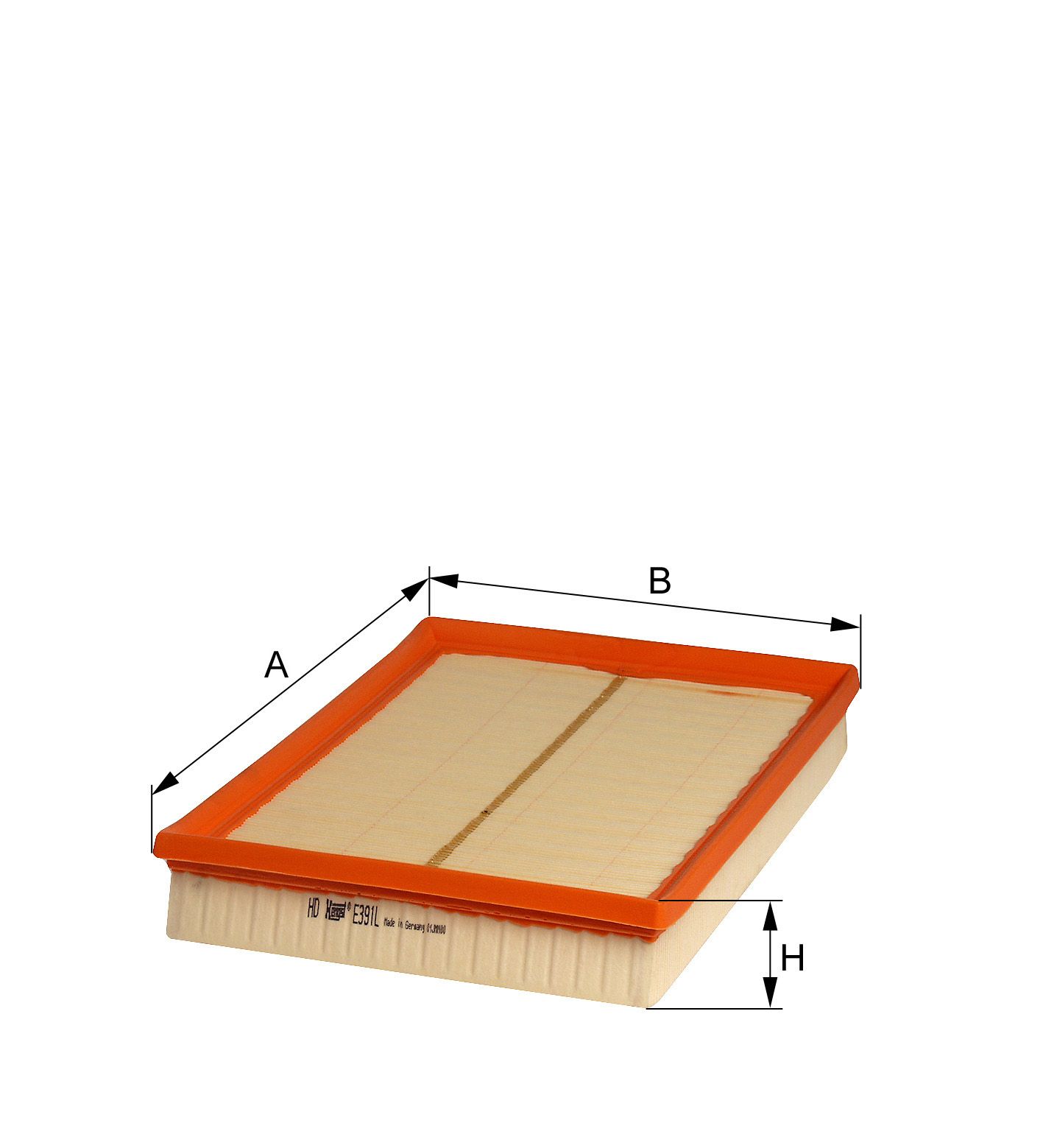 Luftfilter “HENGST FILTER Filtereinsatz ”