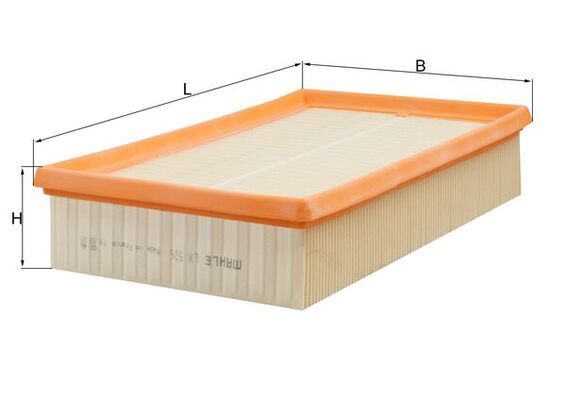 Luftfilter (Filterpatrone) passt zu: MERCEDES 124 (C124), 124 T-MODEL (S124), 124 (W124), E (A124), E (C124), E T-MODEL (S124), E (W124); DAEWOO KORANDO; KIA CARNIVAL III 2.0/2.2/2.9D 05.86-