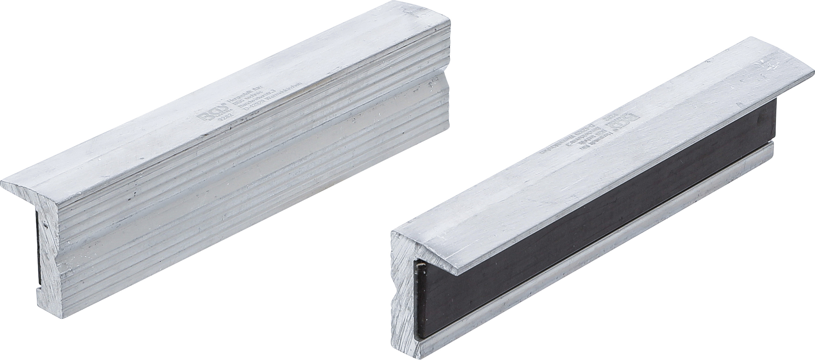 BGS Schraubstock-Schutzbacken | Aluminium | Breite 125 mm | 2-tlg.