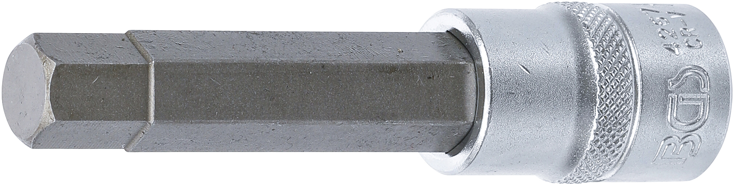 BGS Bit-Einsatz | Länge 100 mm | Antrieb Innenvierkant 12,5 mm (1/2") | Innensechskant 13 mm