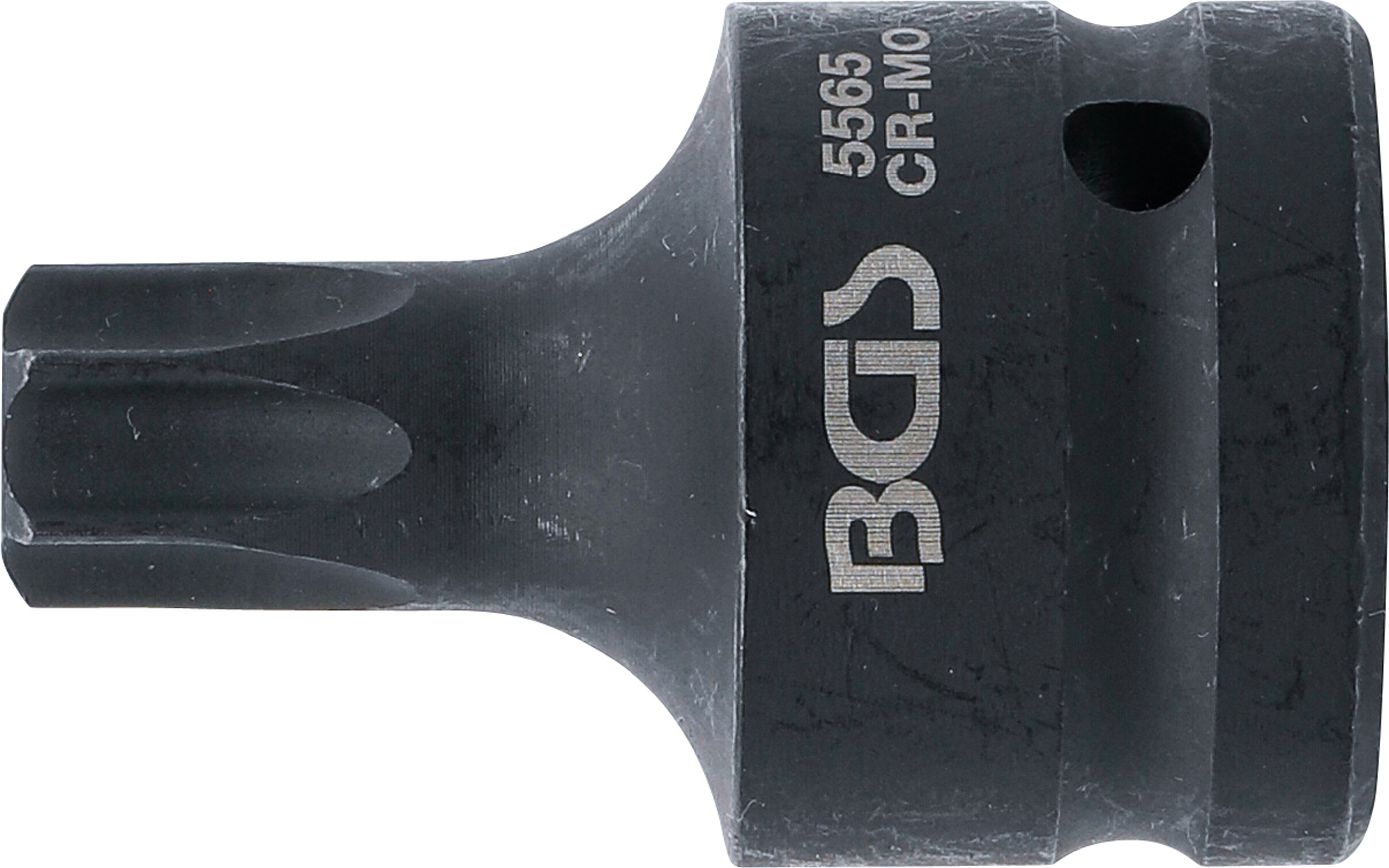 BGS Kraft-Bit-Einsatz | Länge 60 mm | Antrieb Innenvierkant 20 mm (3/4") | T-Profil (für Torx) T65