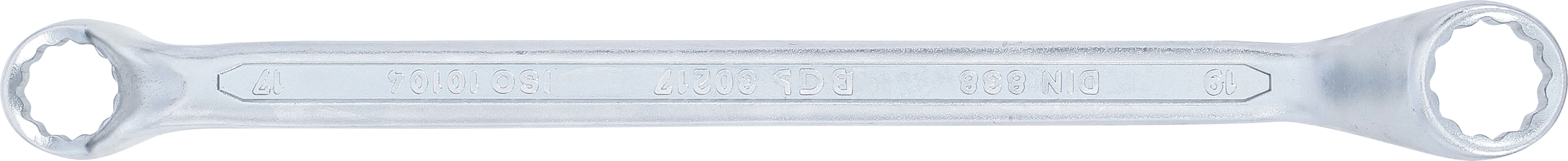 BGS Doppel-Ringschlüssel | tief gekröpft | SW 17 x 19 mm BGS Doppel-Ringschlüssel | tief gekröpft | SW 17 x 19 mm