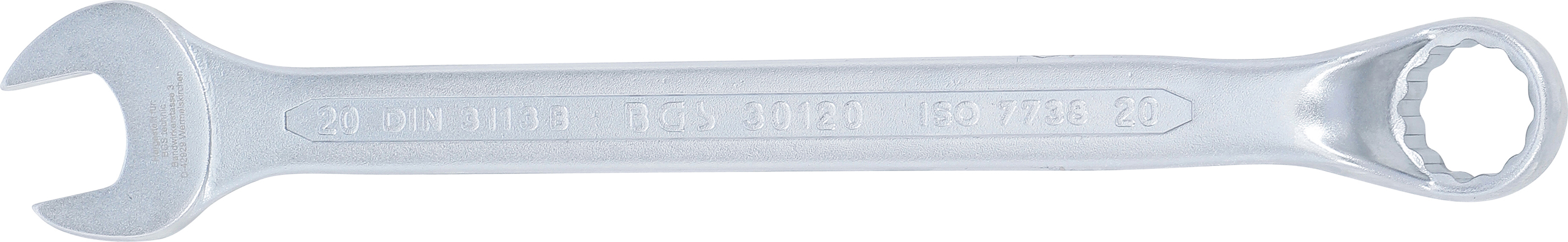 BGS Maul-Ringschlüssel, gekröpft | SW 20 mm