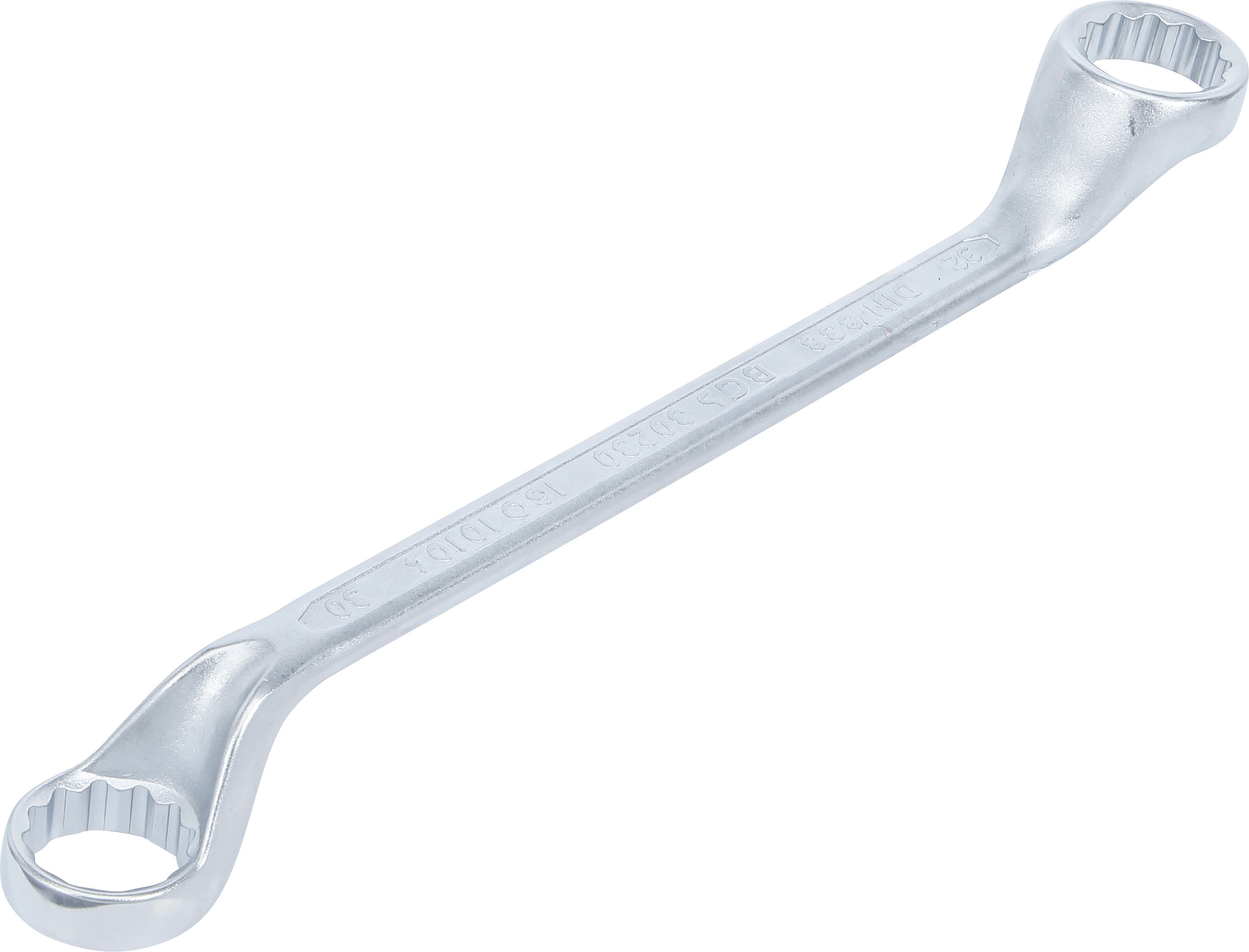 BGS Doppel-Ringschlüssel | tief gekröpft | SW 30 x 32 mm