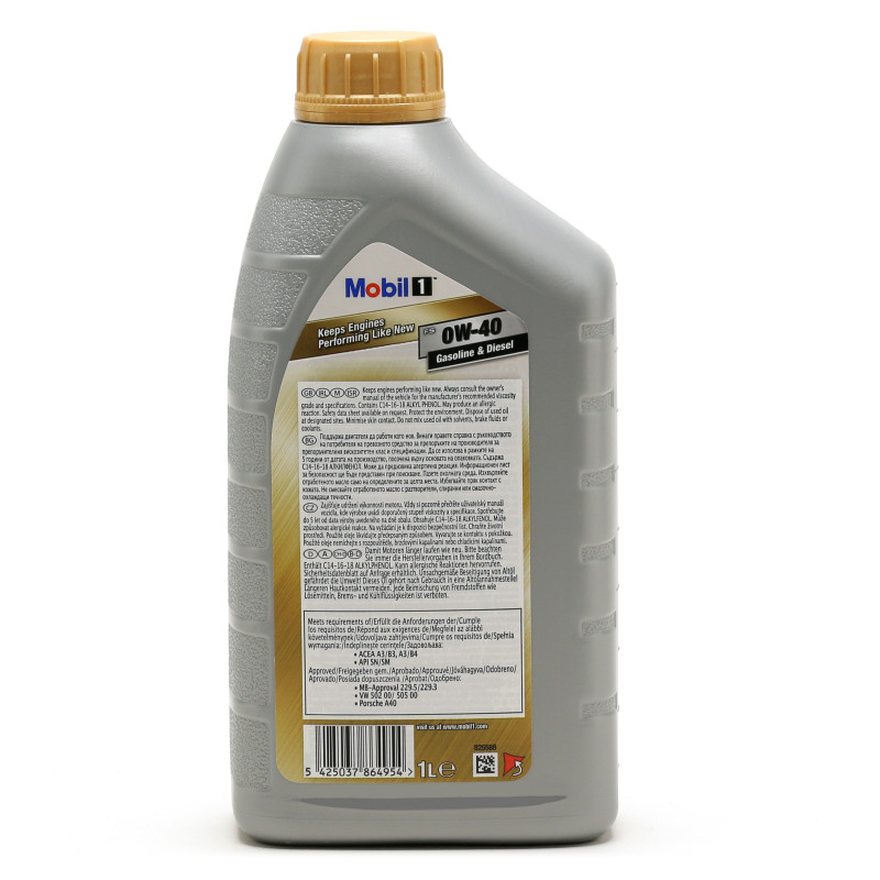 0W-40 Mobil 1 FS (ehem. New Life) Motoröl 1 Liter