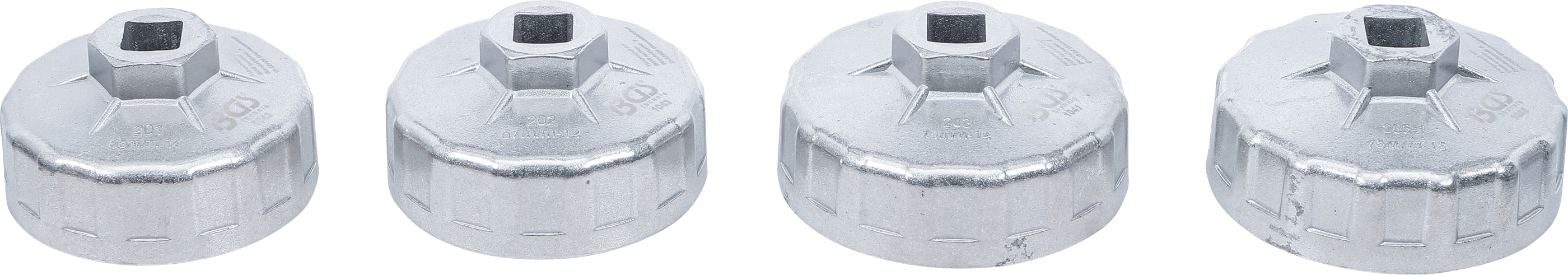 BGS Ölfilterschlüssel-Satz | Ø 65 - 75 mm | 4-tlg.