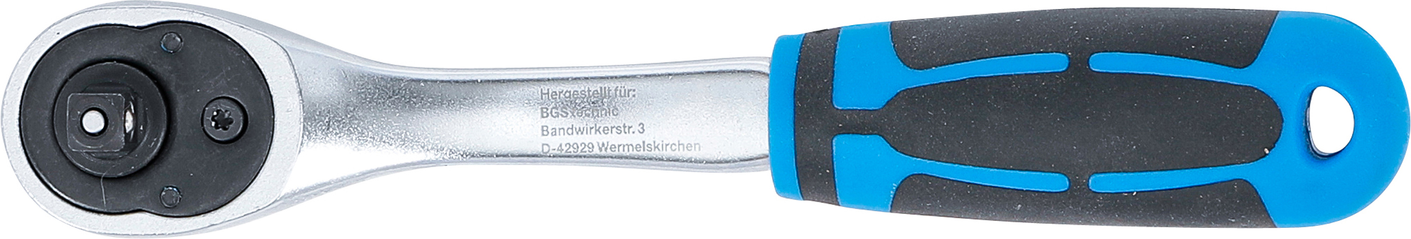 BGS Umschaltknarre | feinverzahnt | Abtrieb Außenvierkant 6,3 mm (1/4")