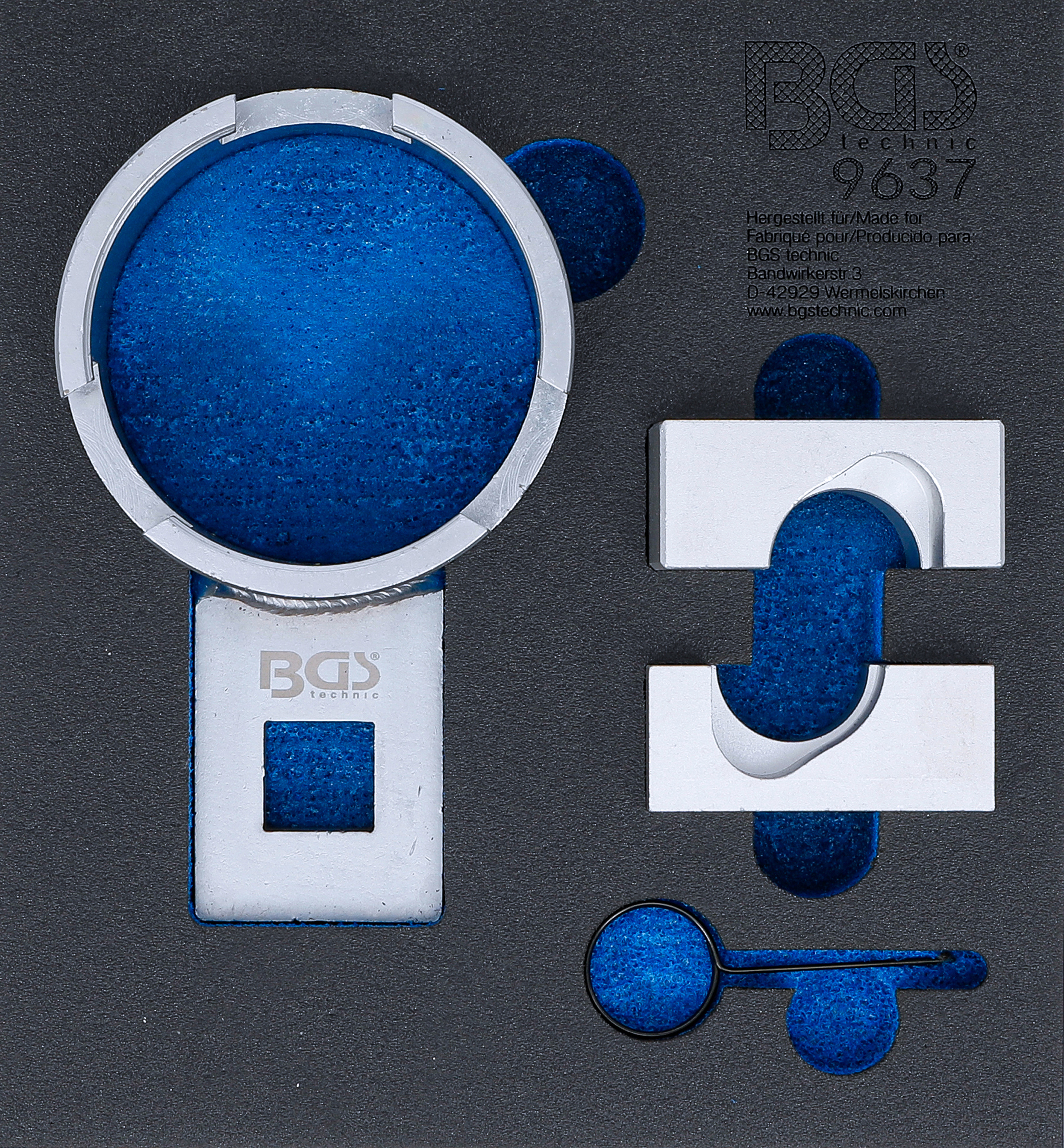 BGS Werkstattwageneinlage 1/6: Motor-Einstellwerkzeug-Satz | für GM, Opel, Saab 2.0 Turbo