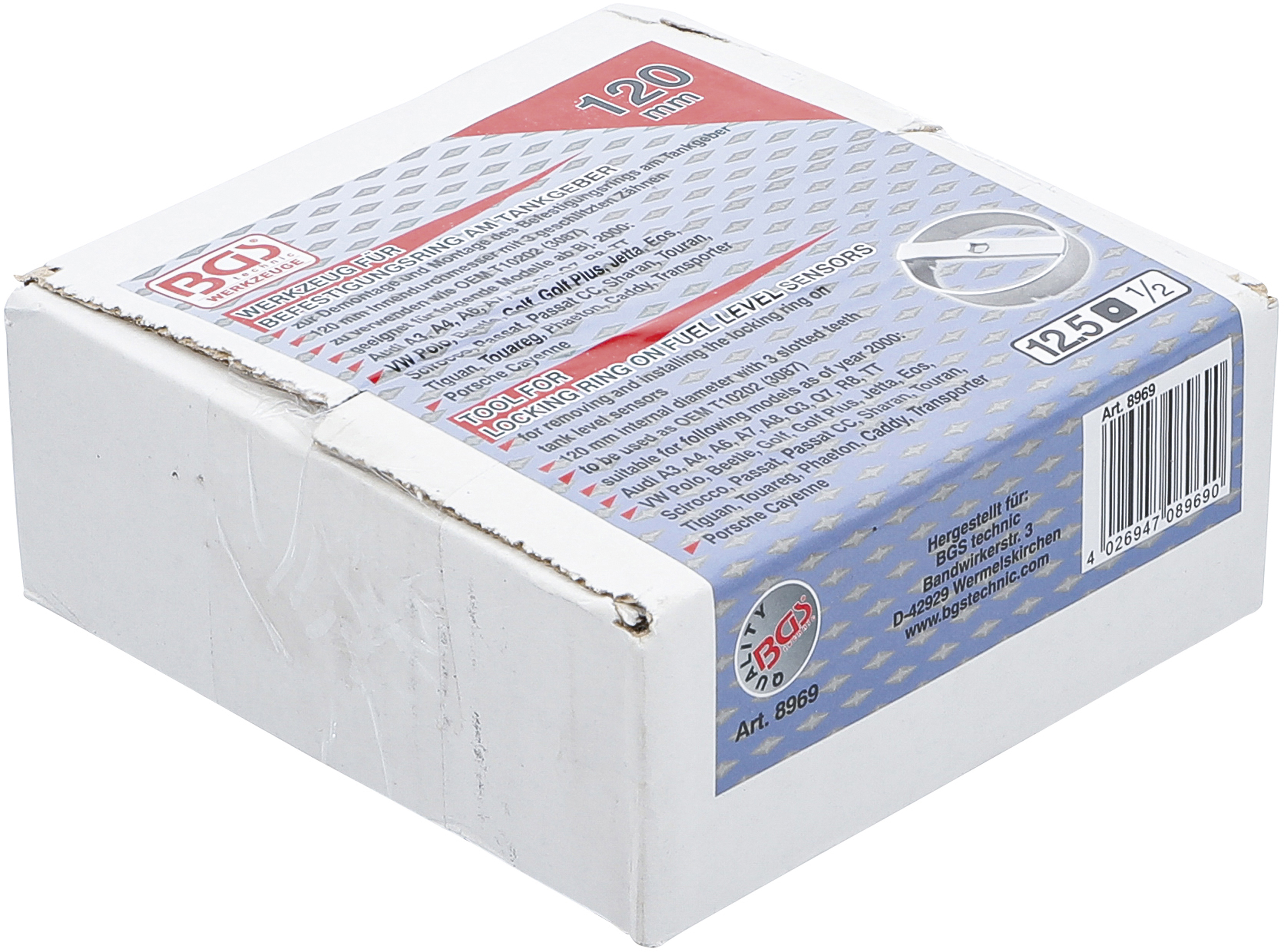 BGS Werkzeug für Befestigungsring am Tankgeber bei VAG und Porsche