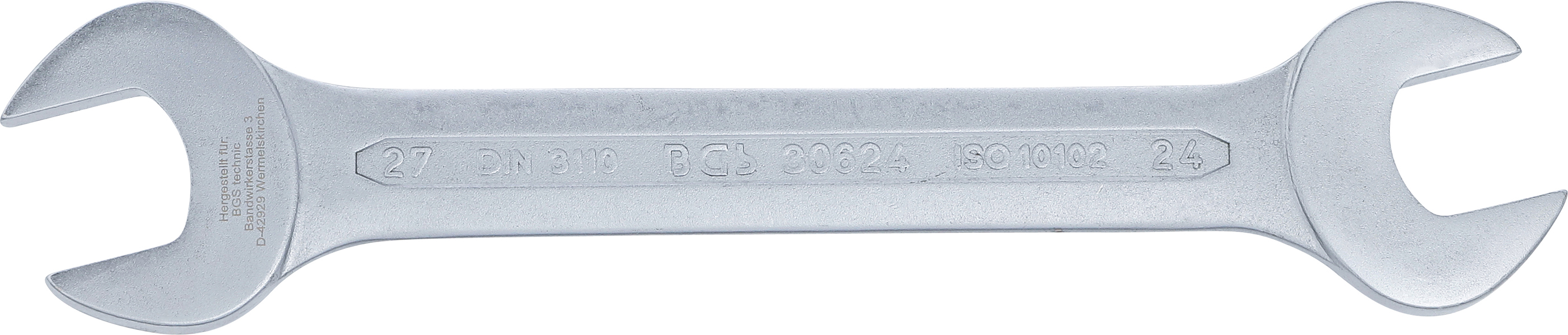 BGS Doppel-Maulschlüssel | SW 24 x 27 mm