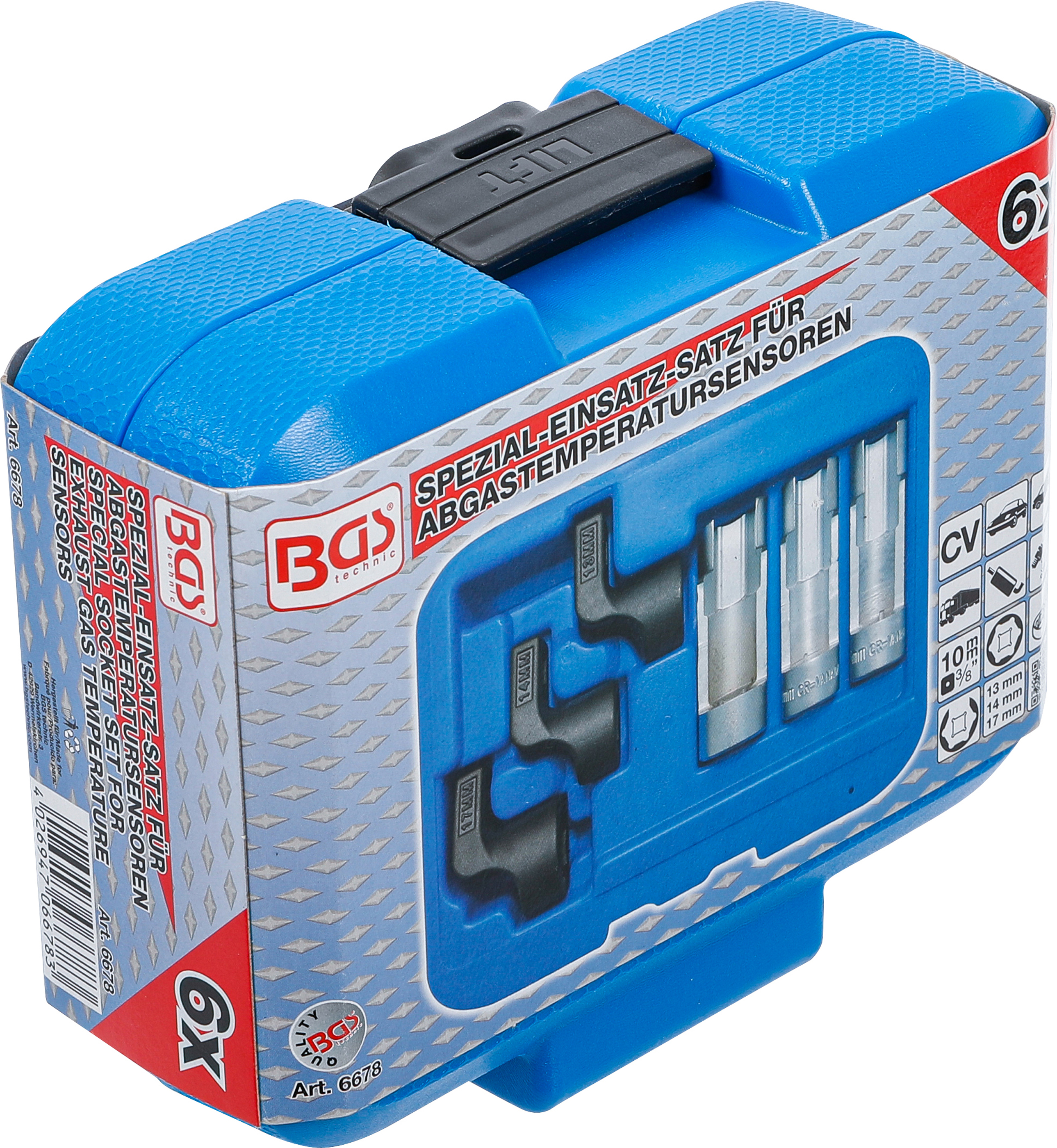 BGS Abgastemperatursensoren-Spezial-Einsatz-Satz (EGT / NOx) | 6-tlg.