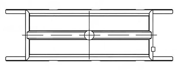 Kurbelwellenlagerschalen-Satz 001 HS 10003 000 “MAHLE 0,044 mm”