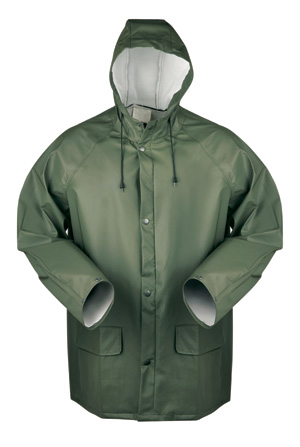 Craftland PU Stretch Jacke Bensersiel Oliv grün Regenschutzbekleidung