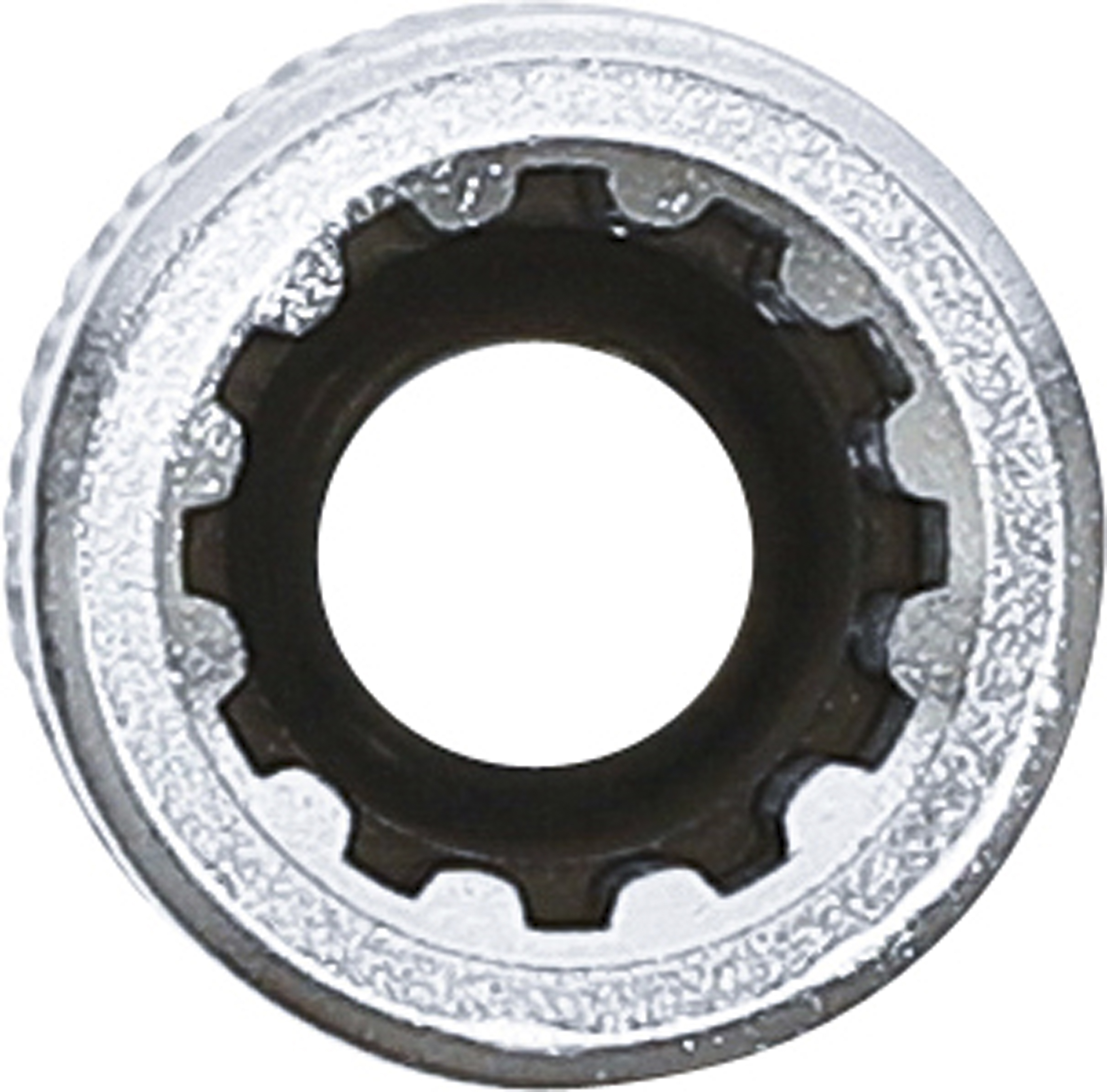 BGS Steckschlüssel-Einsatz Gear Lock, tief | Antrieb Innenvierkant 6,3 mm (1/4") | SW 8 mm