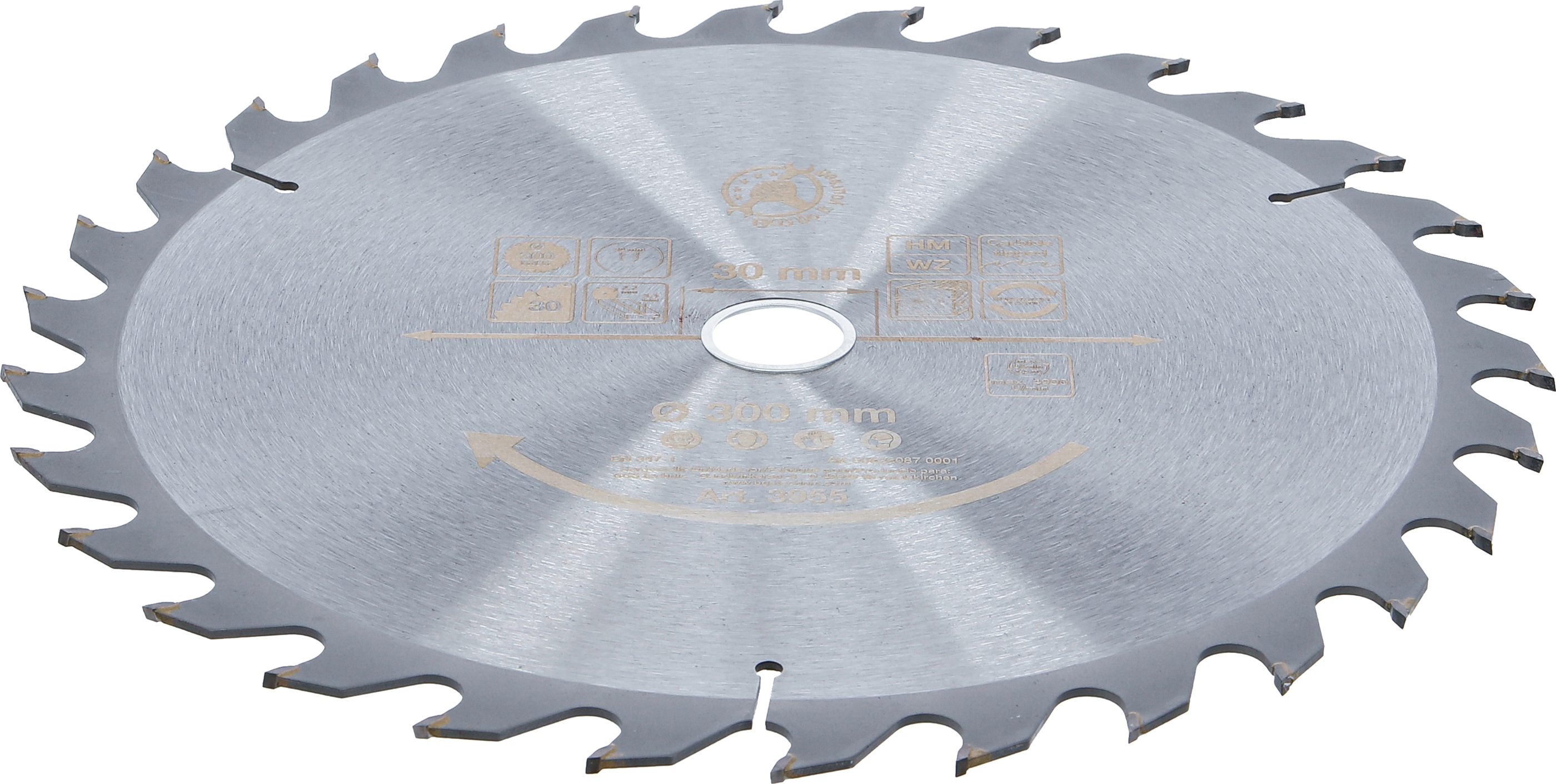 BGS Hartmetall-Kreissägeblatt | Ø 300 x 30 x 3,2 mm | 30 Zähne