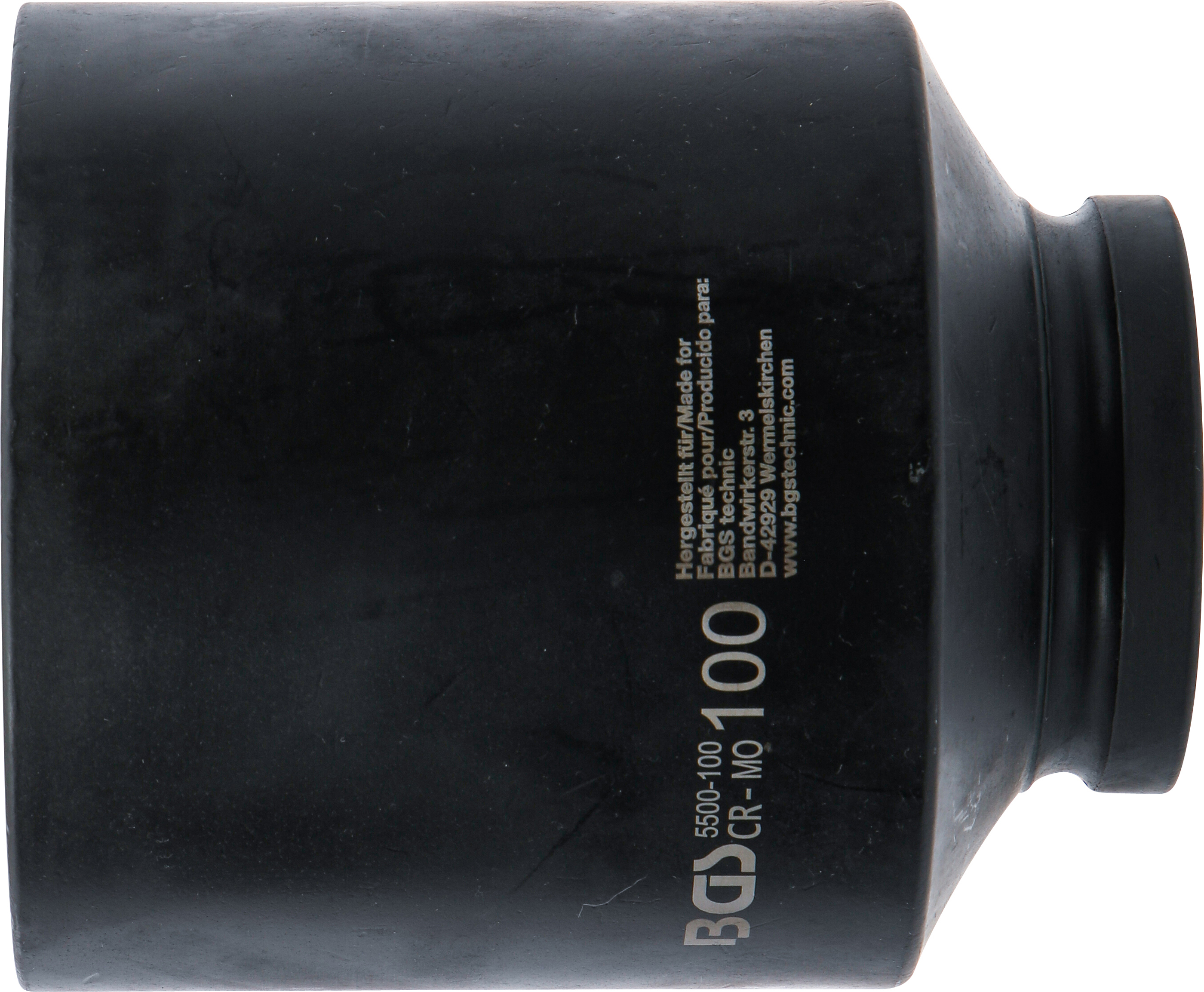 BGS Kraft-Steckschlüssel-Einsatz Sechskant, tief | Antrieb Innenvierkant 25 mm (1") | SW 100 mm