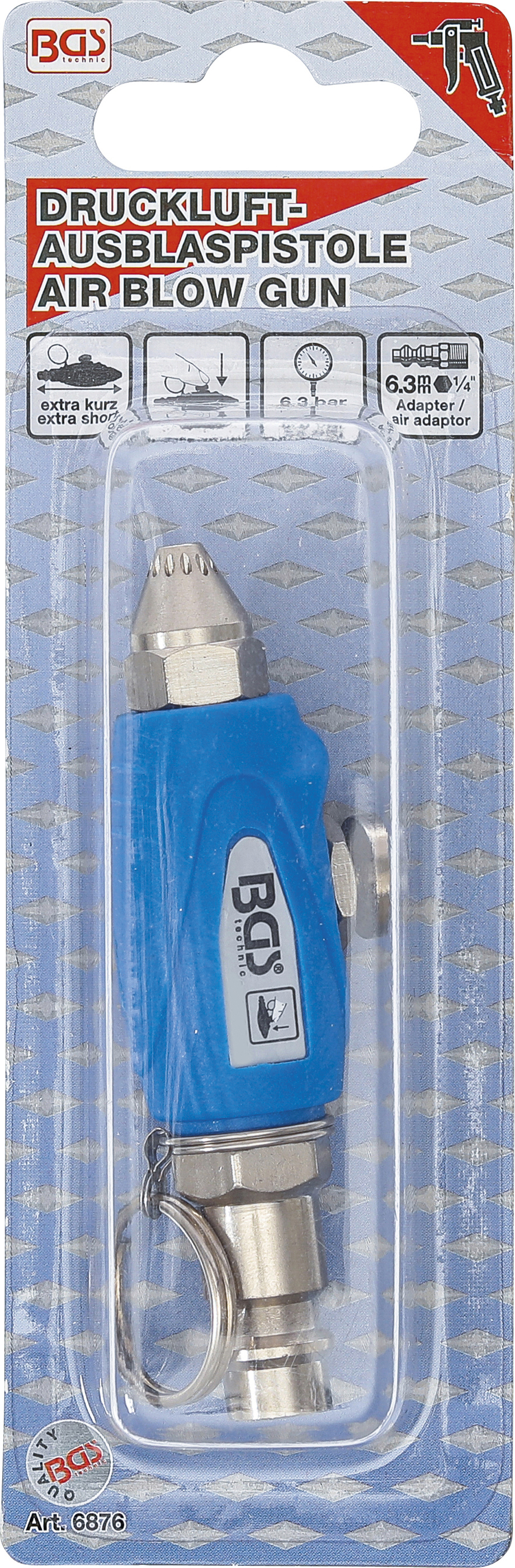 BGS Mini-Druckluft-Ausblaspistole