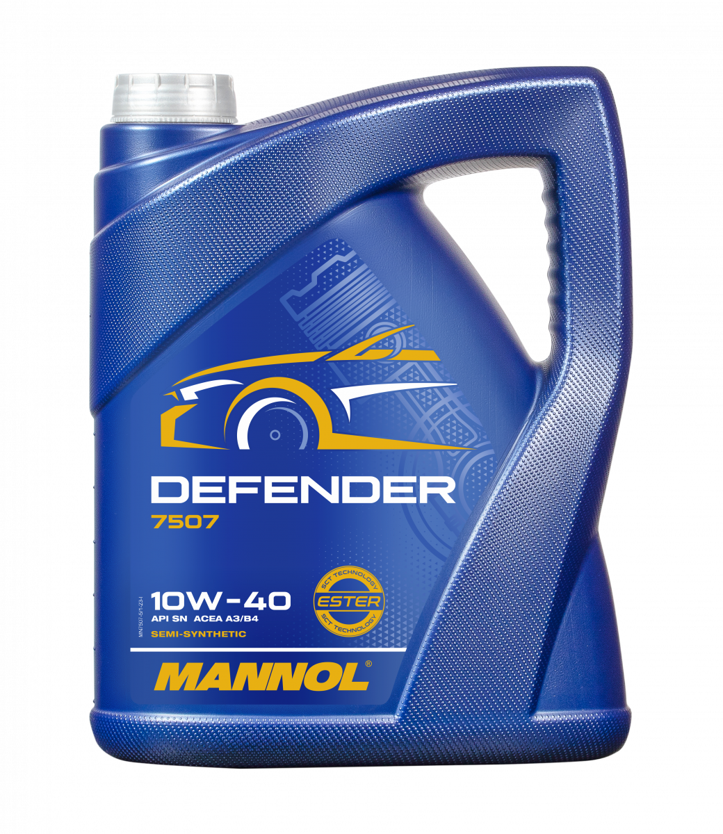 10W-40 Mannol 7507 Defender Motoröl 5 Liter