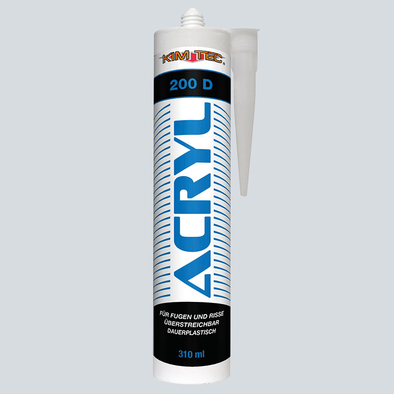 Kim-Tec Acryl Dichtstoff 200 D Weiss 300 ml
