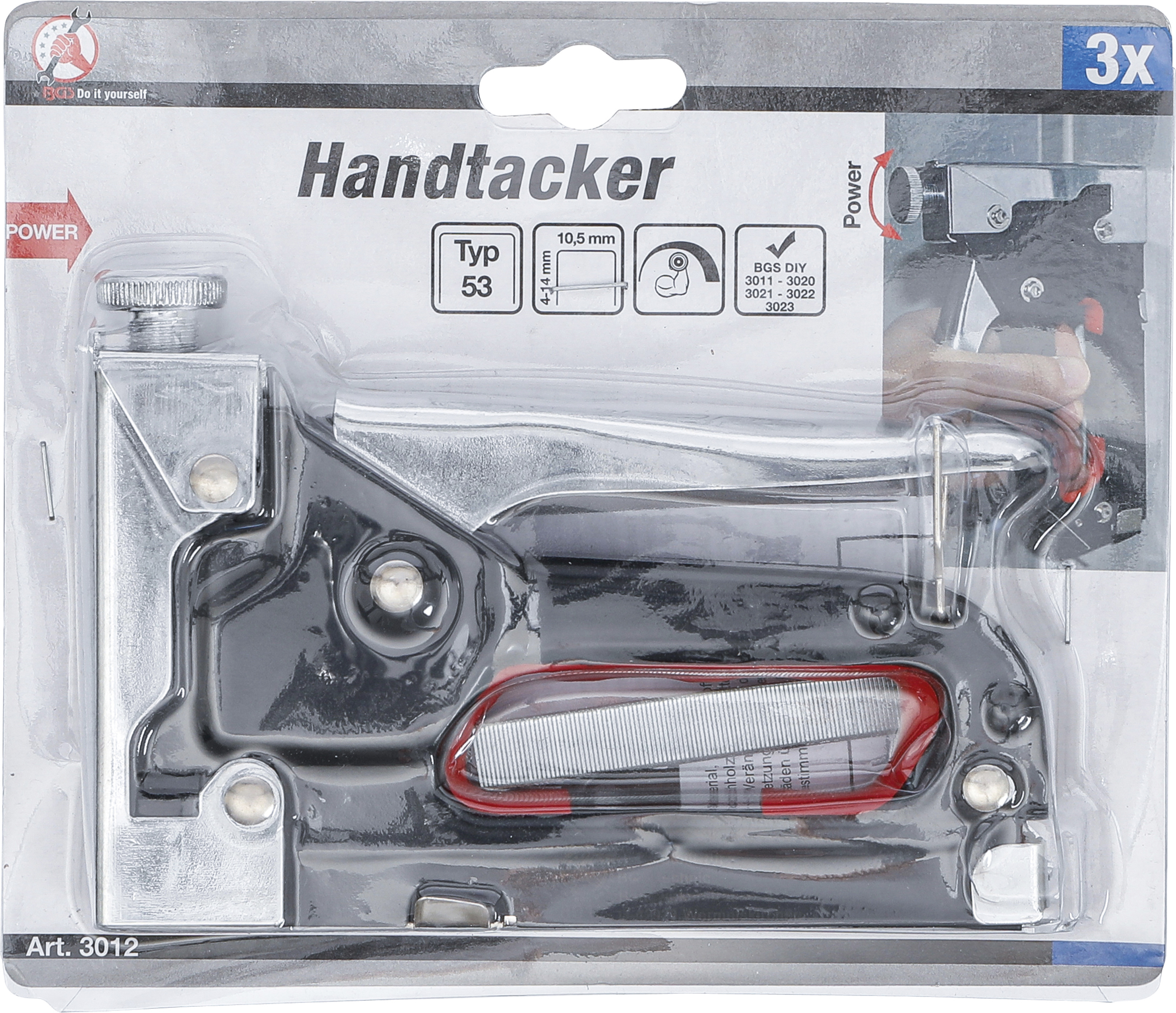 BGS Handtacker | für Klammern 4 - 14 mm