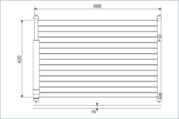 Kondensator, Klimaanlage
