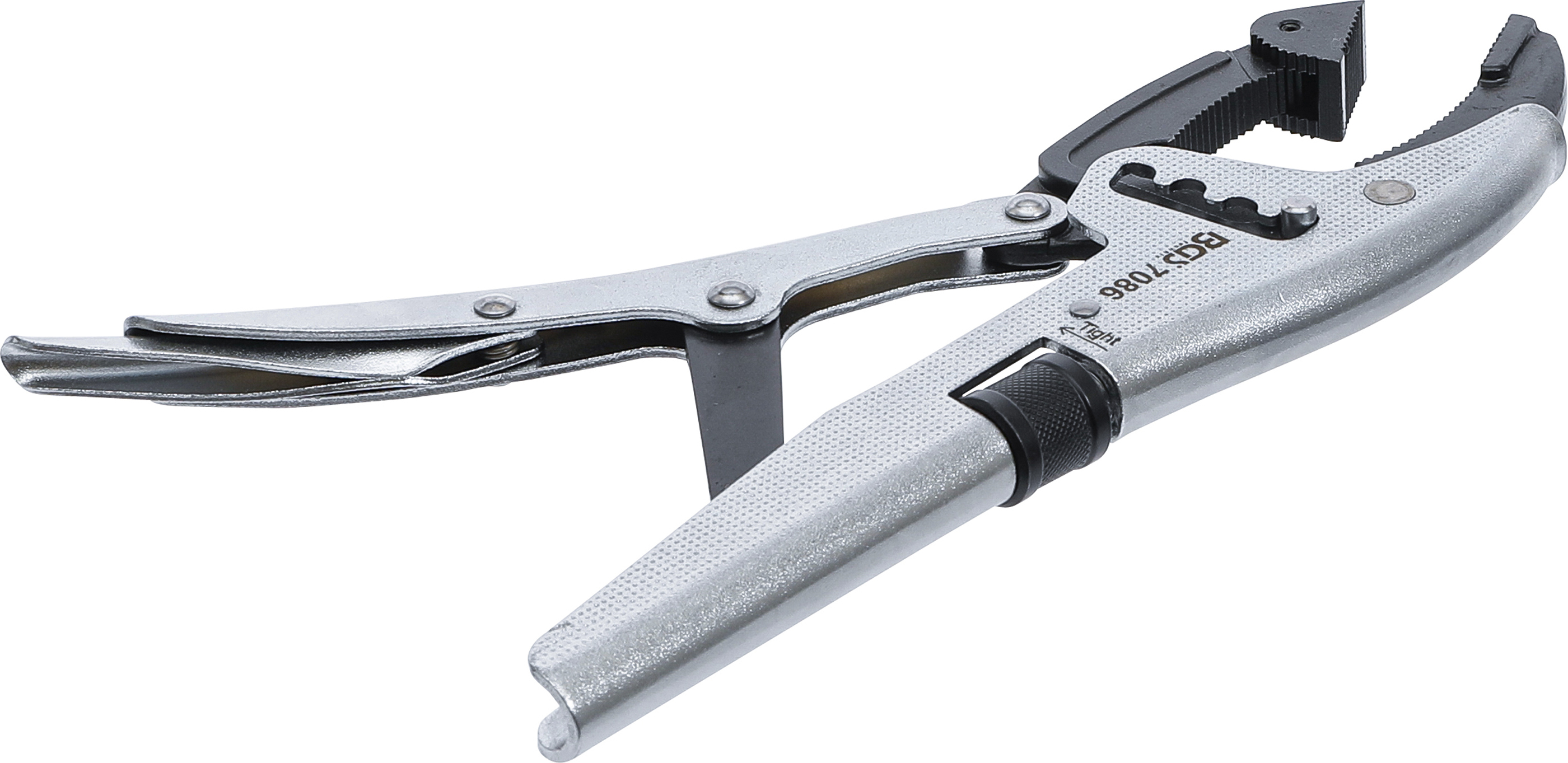 BGS Gripzange | 4-fache Schnelljustierung | schwenkbare Backenenden | französischer Typ | 250 mm