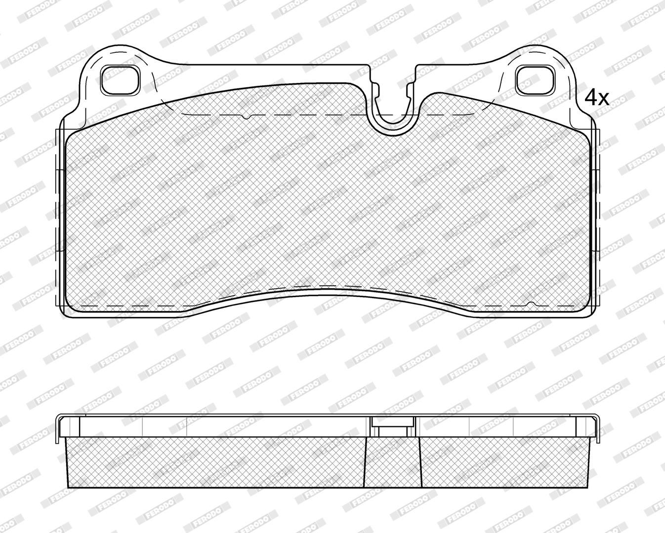 Bremsbelagsatz, Scheibenbremse