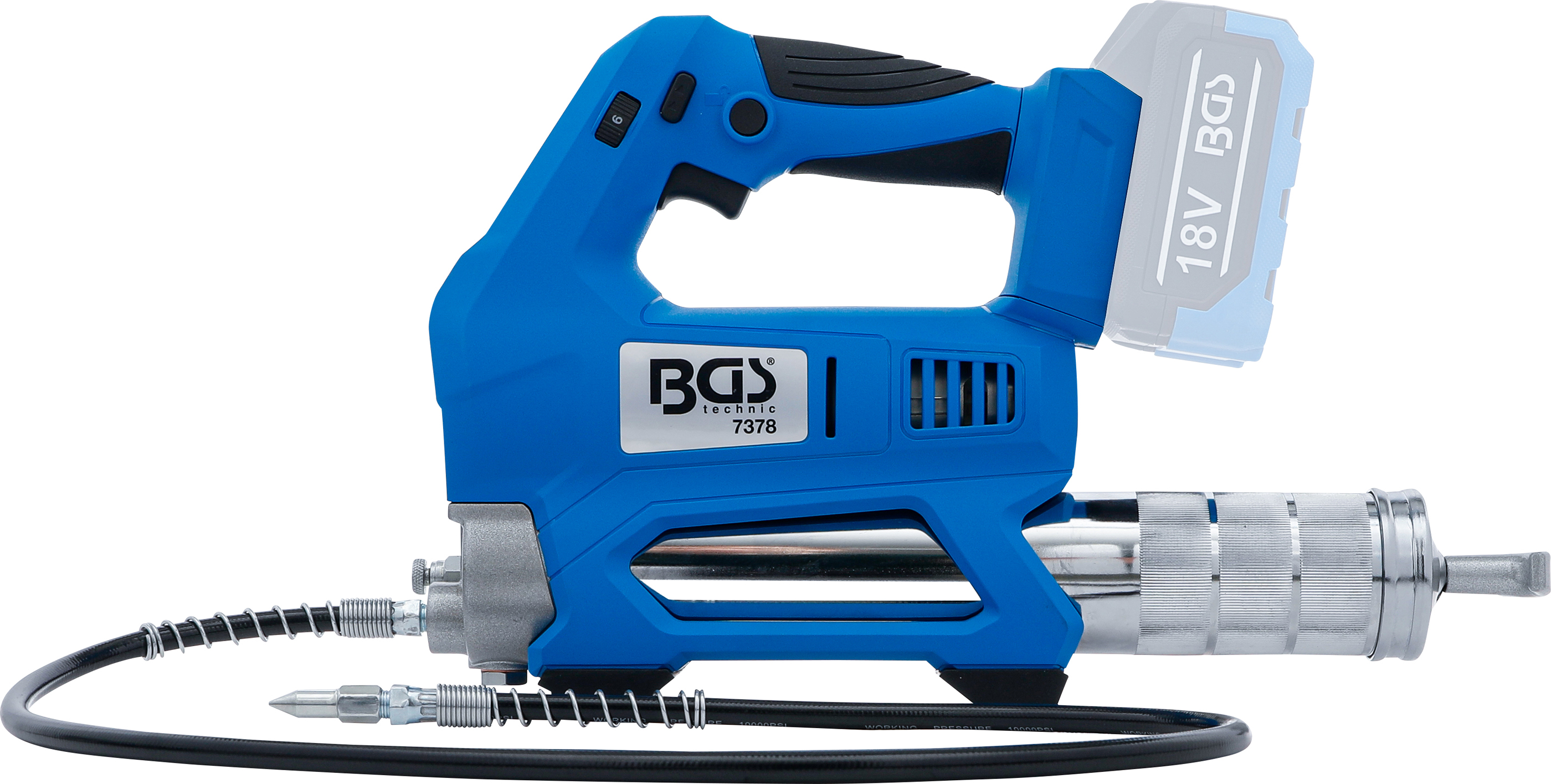 BGS Akku-Fettpresse | 18 V | ohne Akku