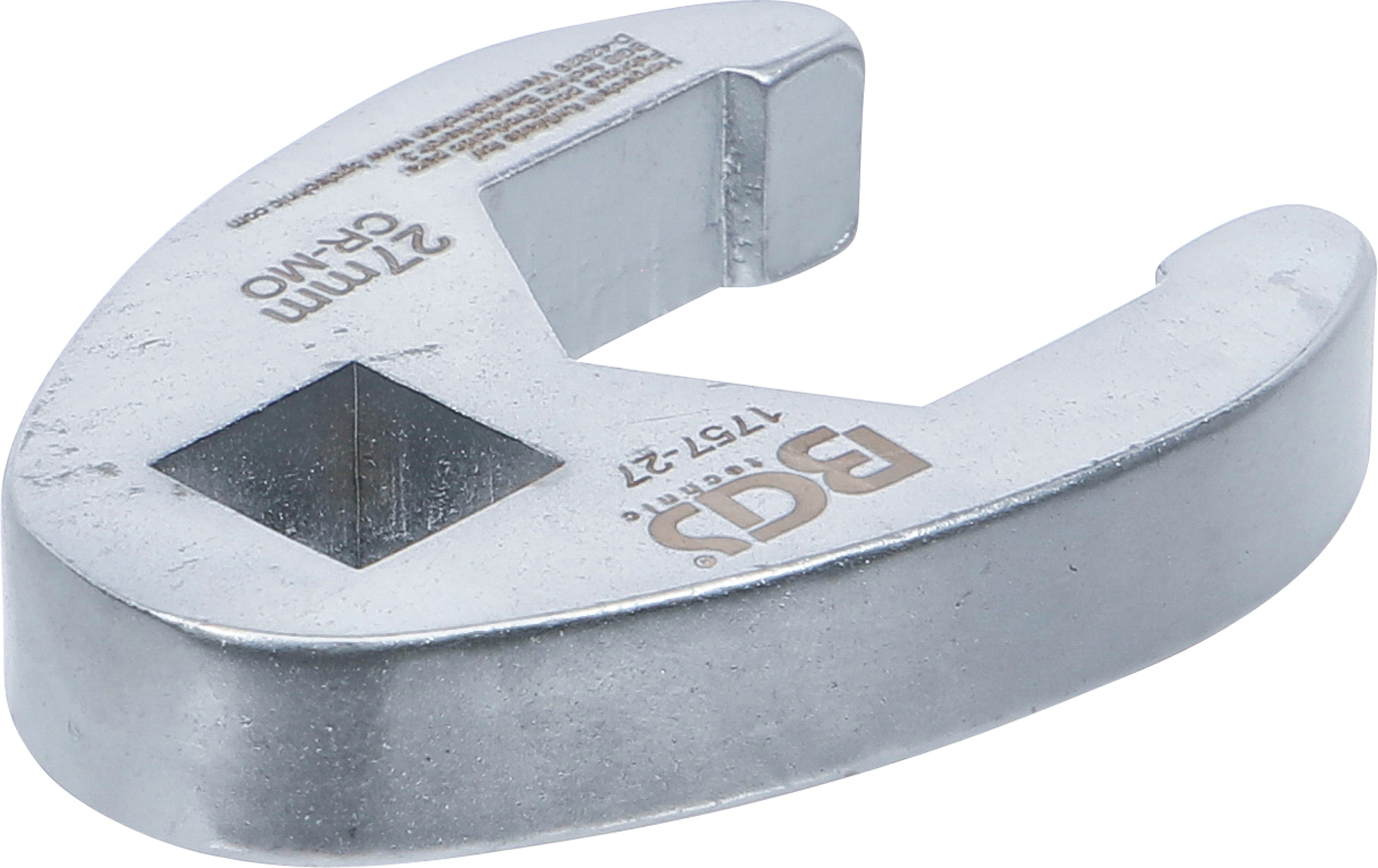 BGS Hahnenfußschlüssel | Antrieb Innenvierkant 12,5 mm (1/2") | SW 27 mm