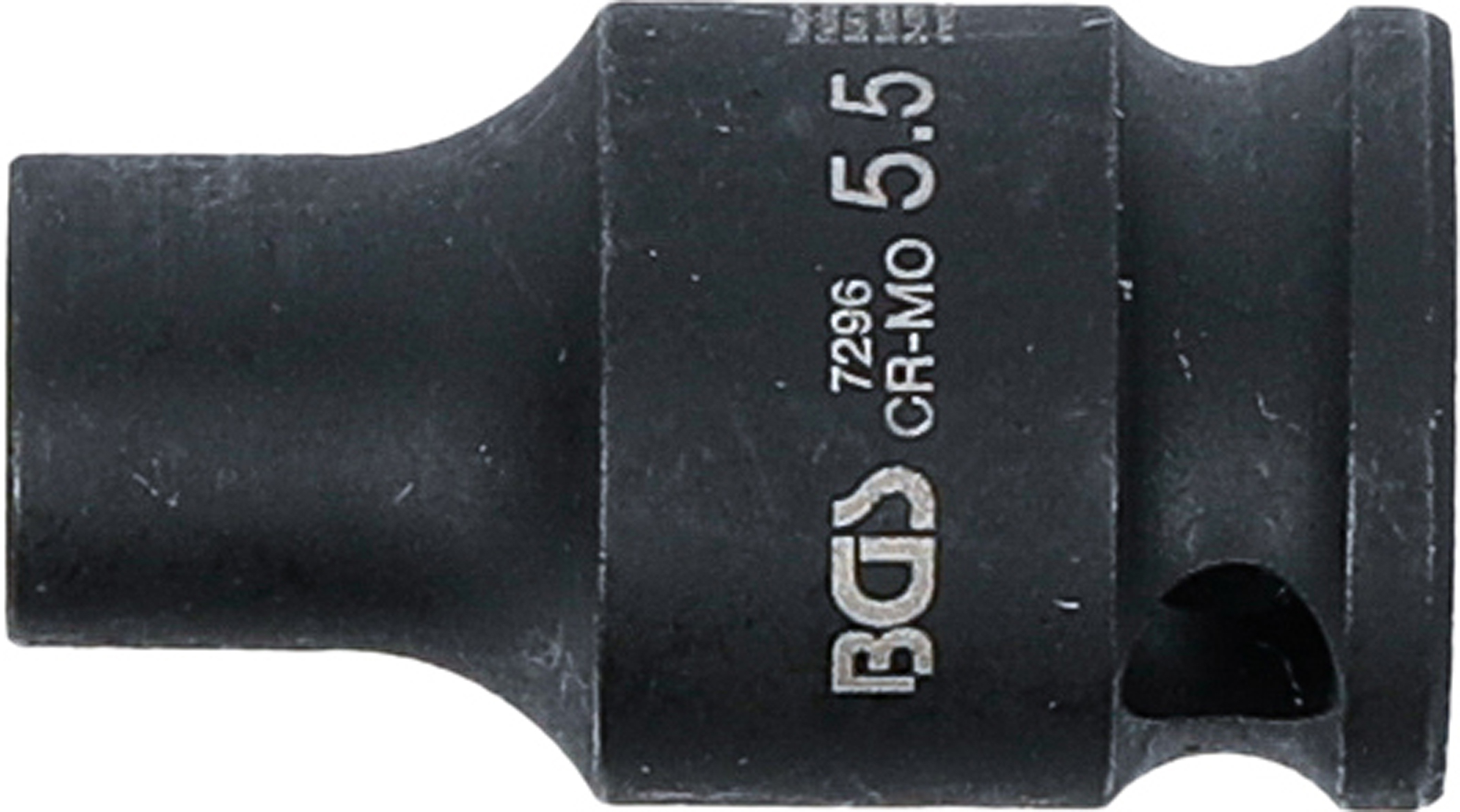 BGS Kraft-Steckschlüssel-Einsatz Sechskant | Antrieb Innenvierkant 6,3 mm (1/4") | SW 5,5 mm