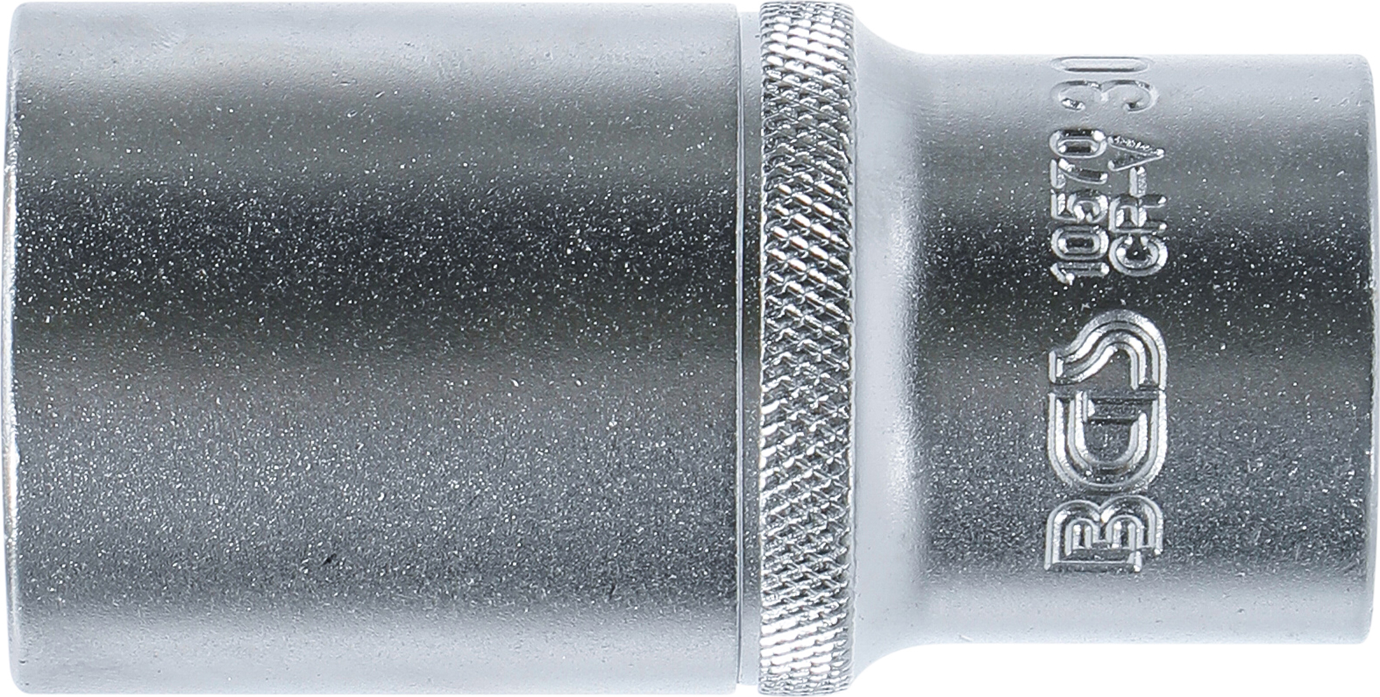 BGS Steckschlüssel-Einsatz Sechskant, tief | Antrieb Innenvierkant 12,5 mm (1/2") | SW 30 mm