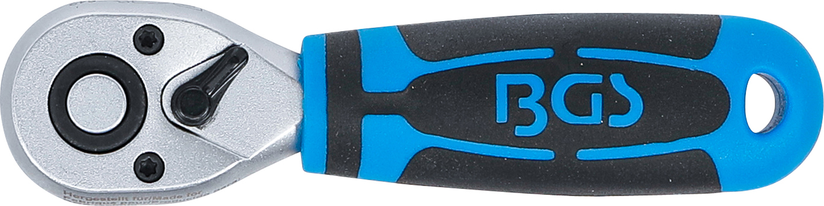 BGS Mini-Umschaltknarre | Abtrieb Außenvierkant 6,3 mm (1/4")