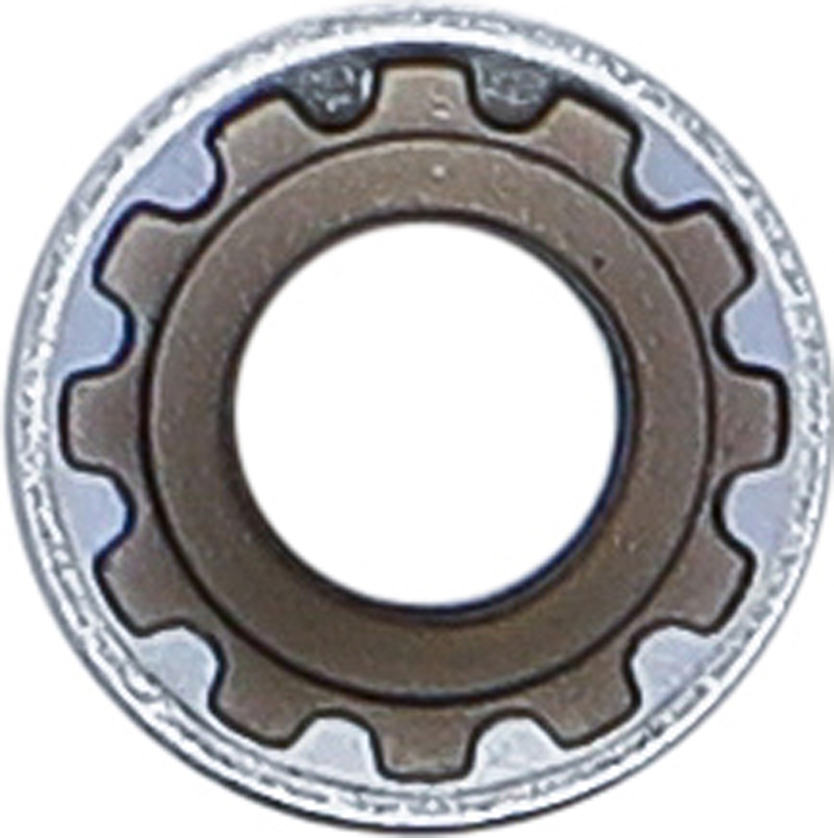 BGS Steckschlüssel-Einsatz Gear Lock | Antrieb Innenvierkant 6,3 mm (1/4") | SW 9 mm