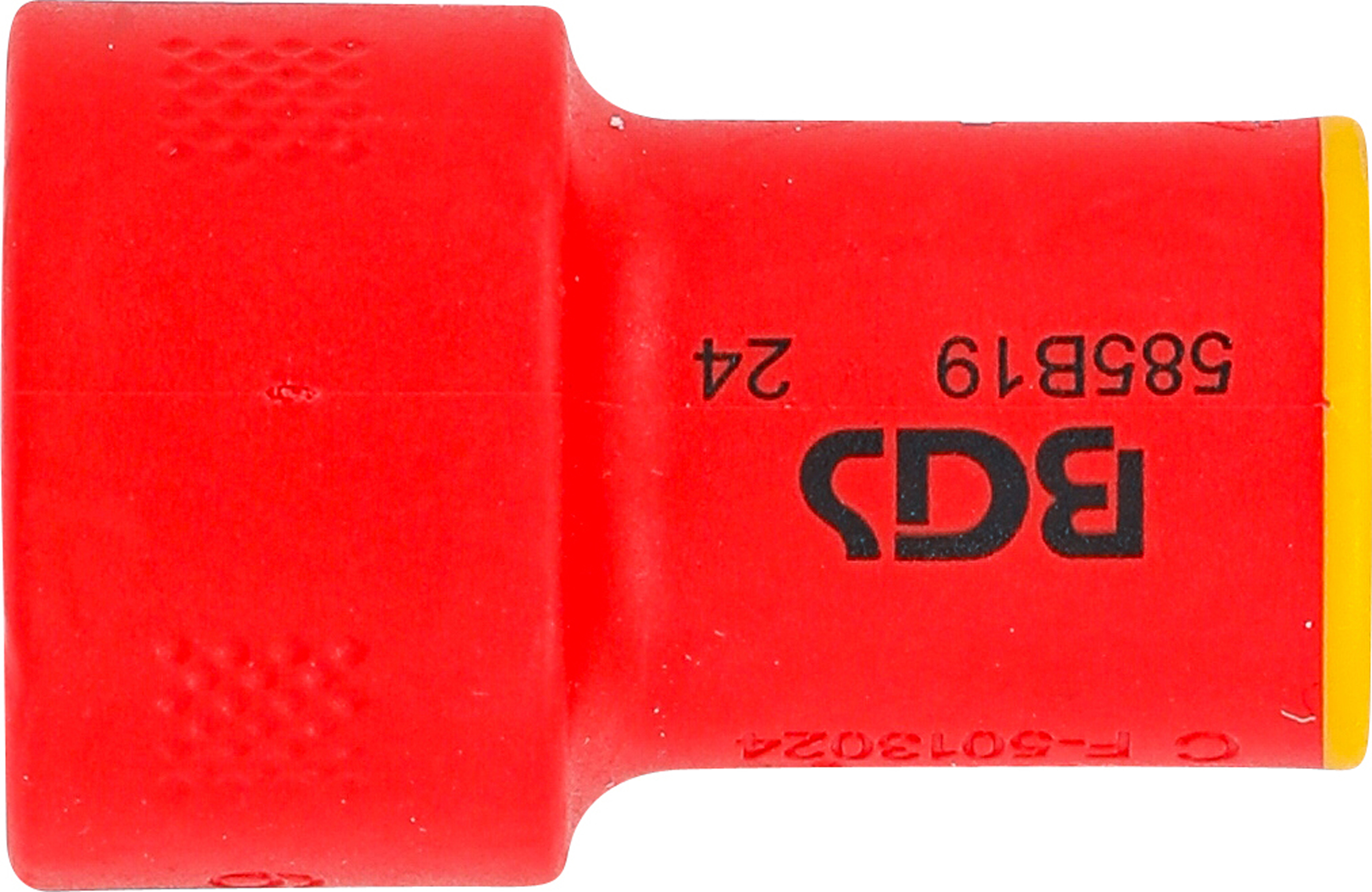 BGS VDE-Steckschlüssel-Einsatz Sechskant | Antrieb Innenvierkant 10 mm (3/8") | SW 19 mm