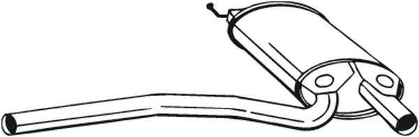 Mittelschalldämpfer