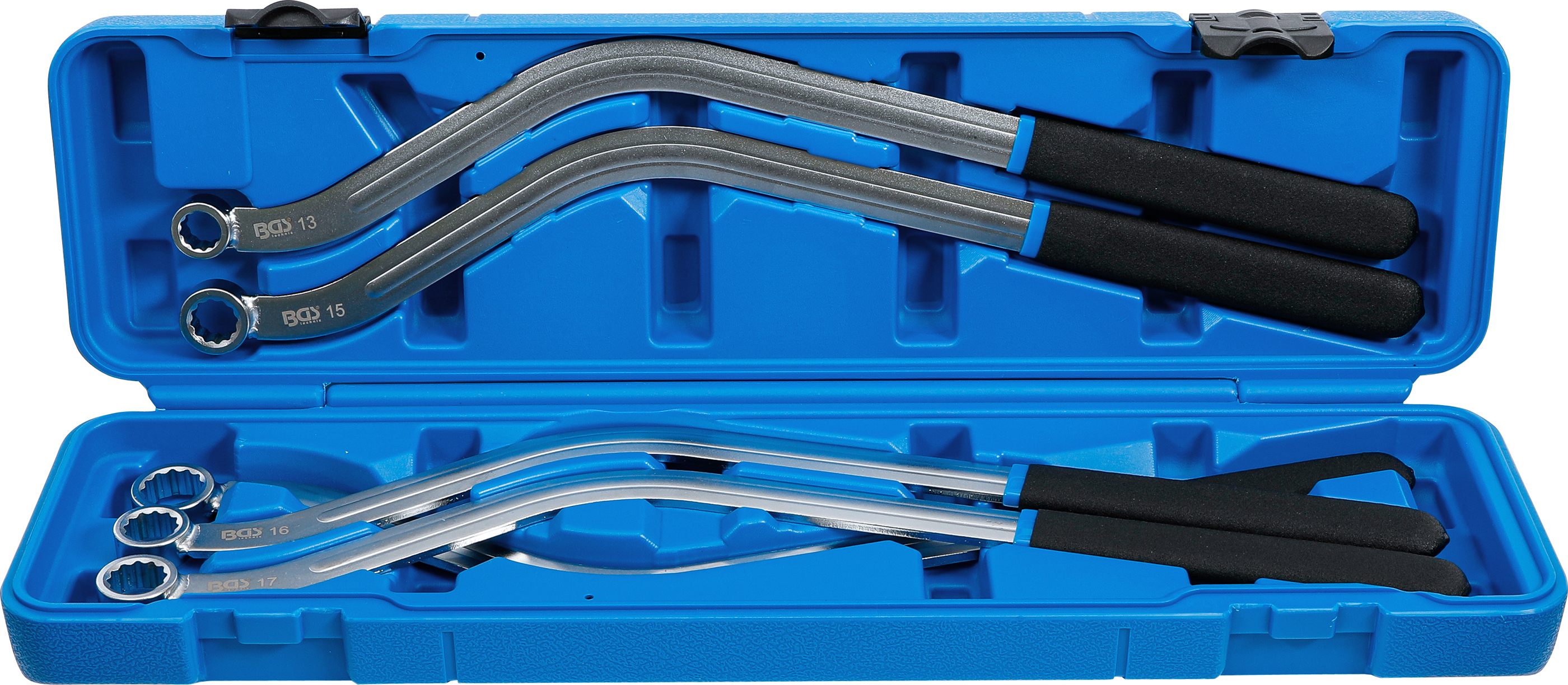 BGS Spannrollenschlüssel-Satz | Zwölfkant, Spezialform | SW 13 - 19 mm | 5-tlg.