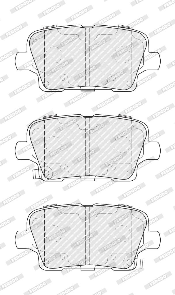 Bremsbelagsatz, Scheibenbremse