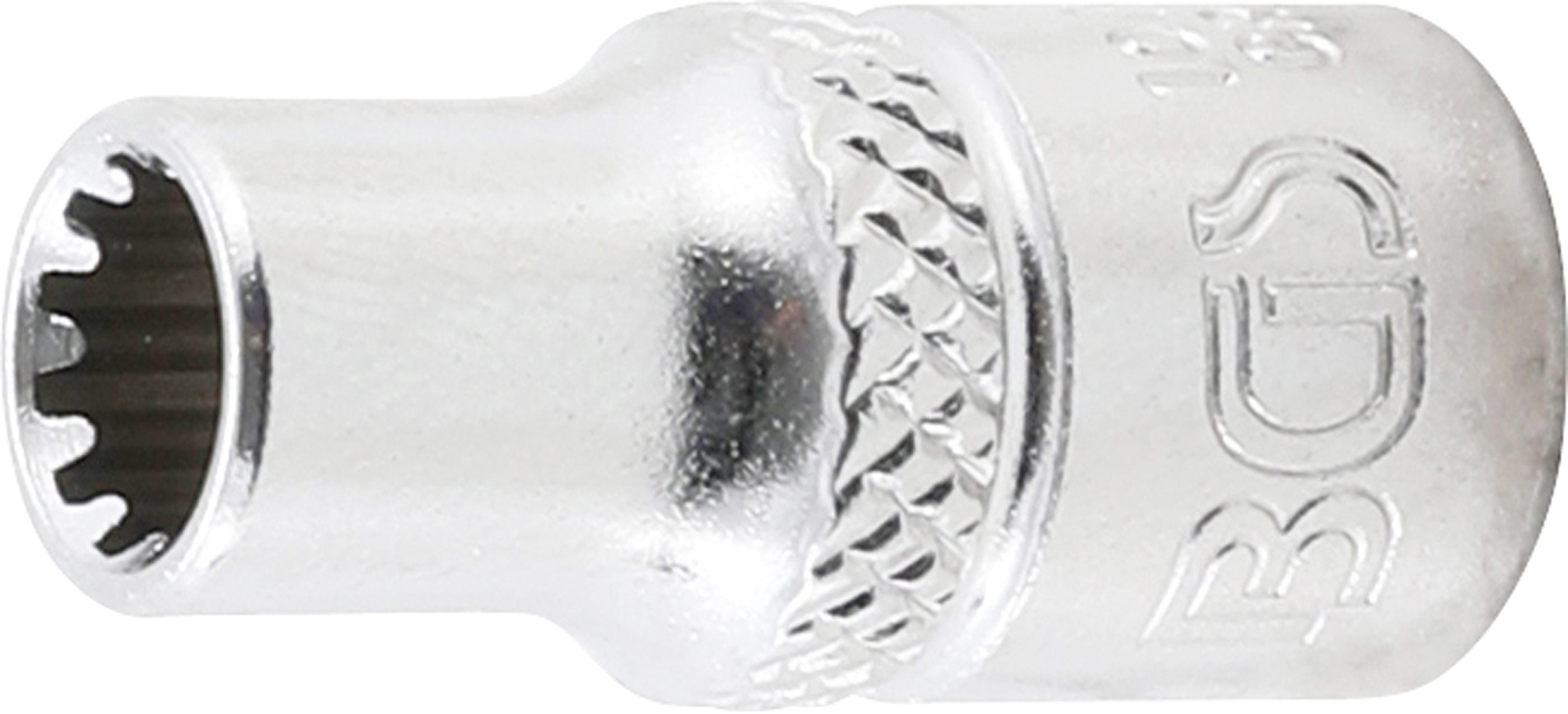 BGS Steckschlüssel-Einsatz Gear Lock | Antrieb Innenvierkant 6,3 mm (1/4") | SW 5,5 mm