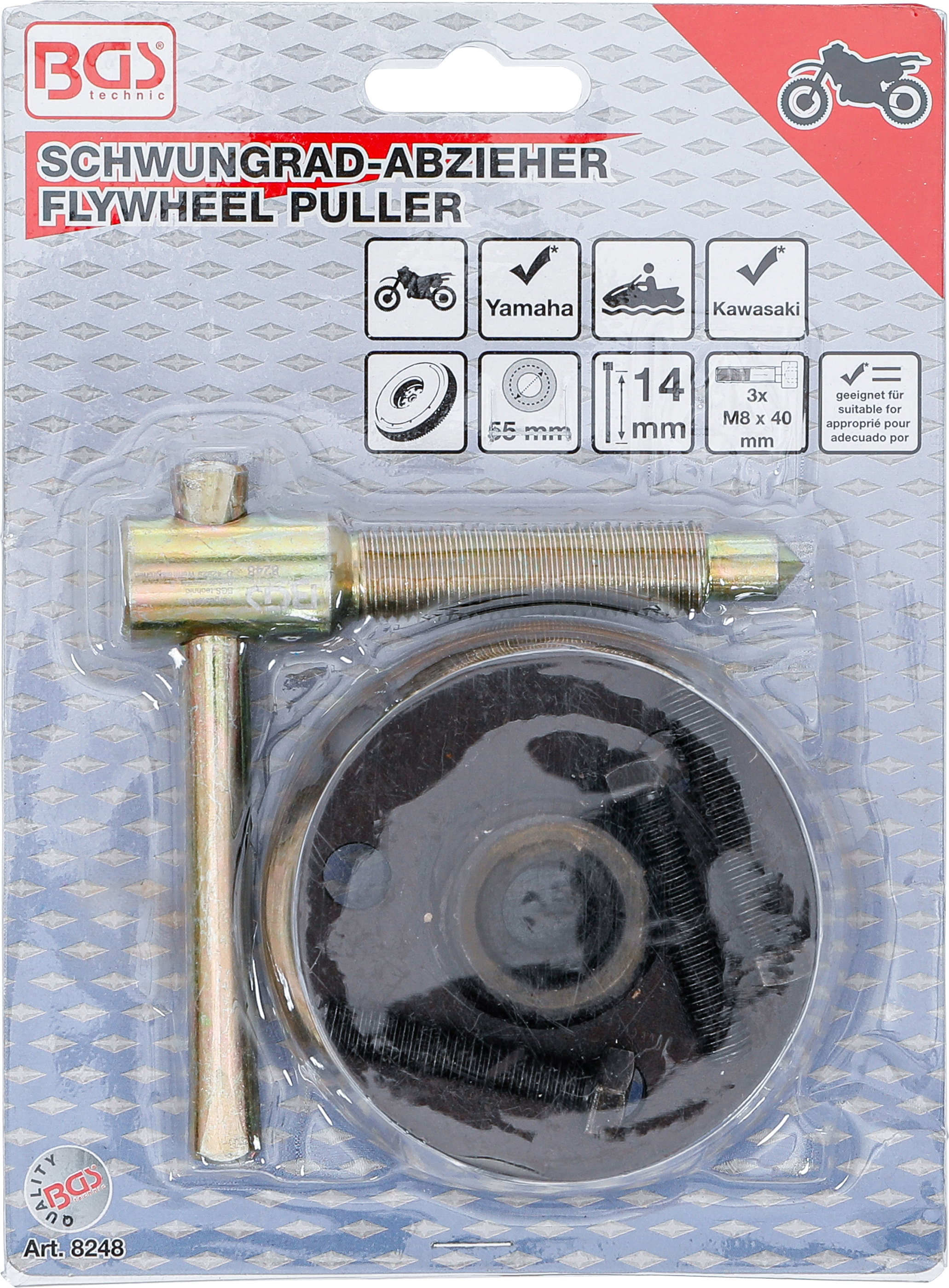 BGS Schwungrad-Abzieher | für Yamaha, Kawasaki (Jet Ski)