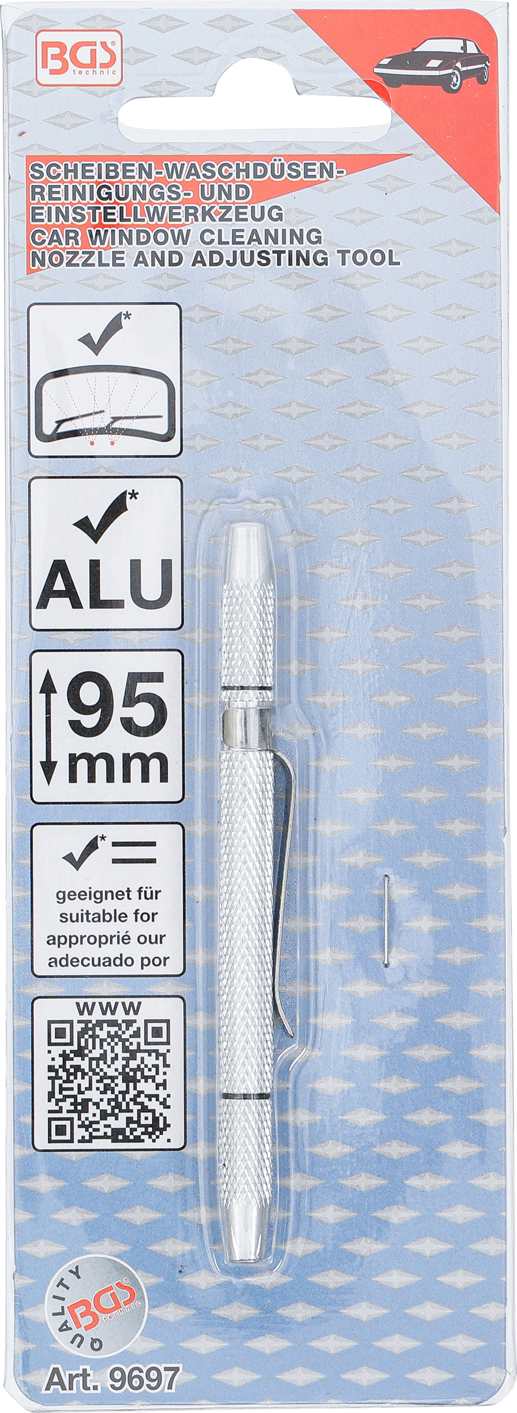 BGS Scheiben-Waschdüsen-Reinigungs- und Einstellwerkzeug