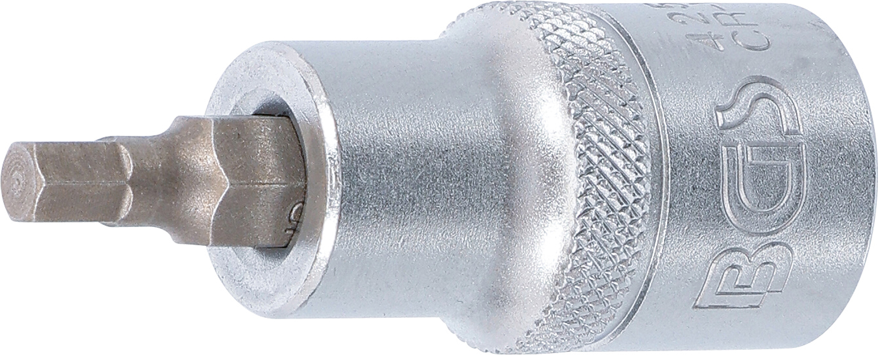 BGS Bit-Einsatz | Antrieb Innenvierkant 12,5 mm (1/2") | Innensechskant 5 mm