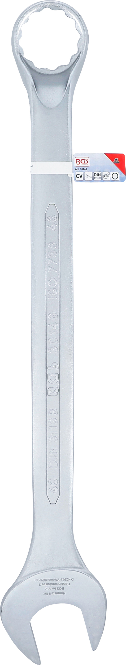 BGS Maul-Ringschlüssel, gekröpft | SW 46 mm