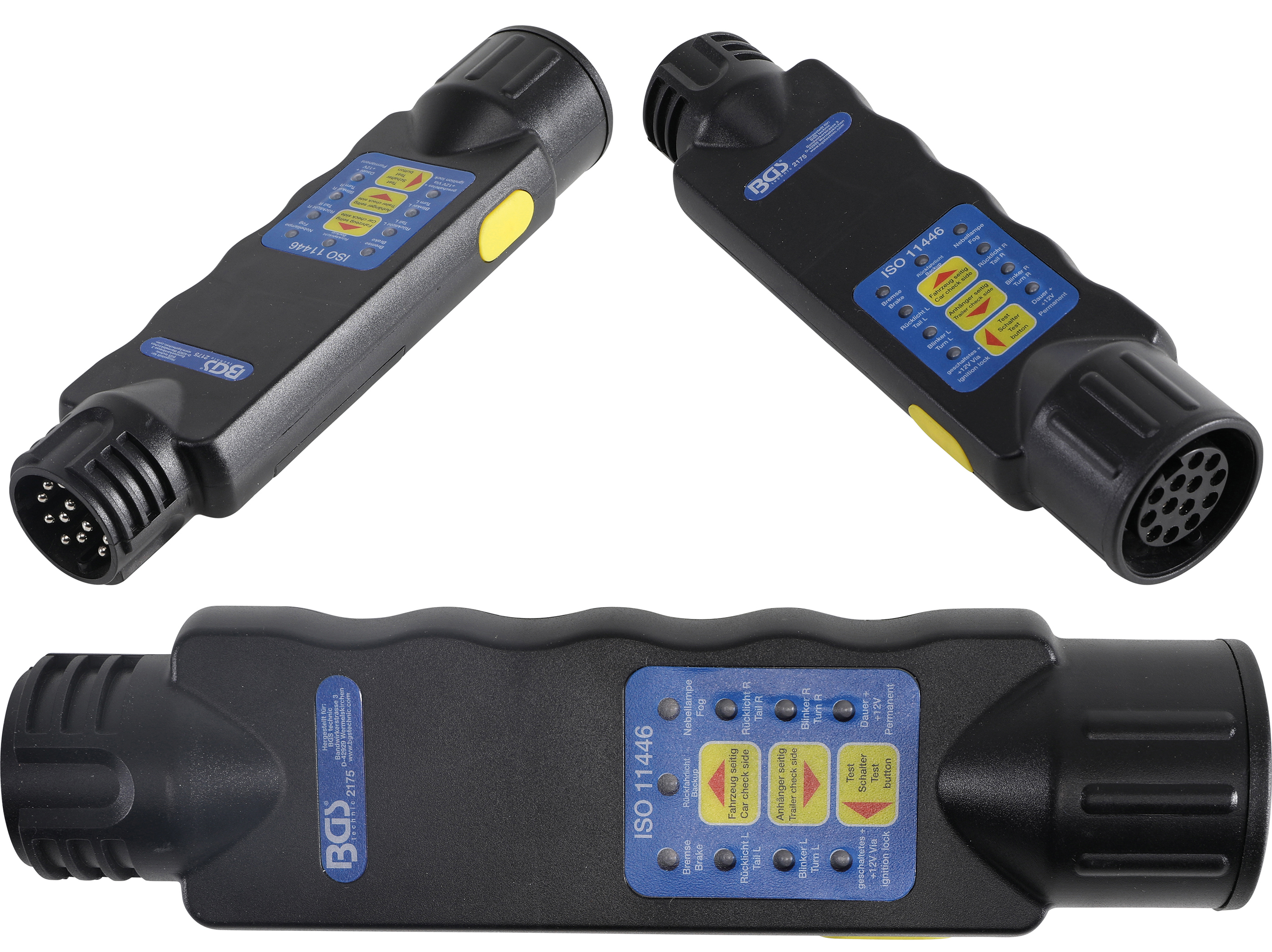 BGS Tester für Anhänger- und Zugfahrzeug-Steckverbindungen | 13-polig