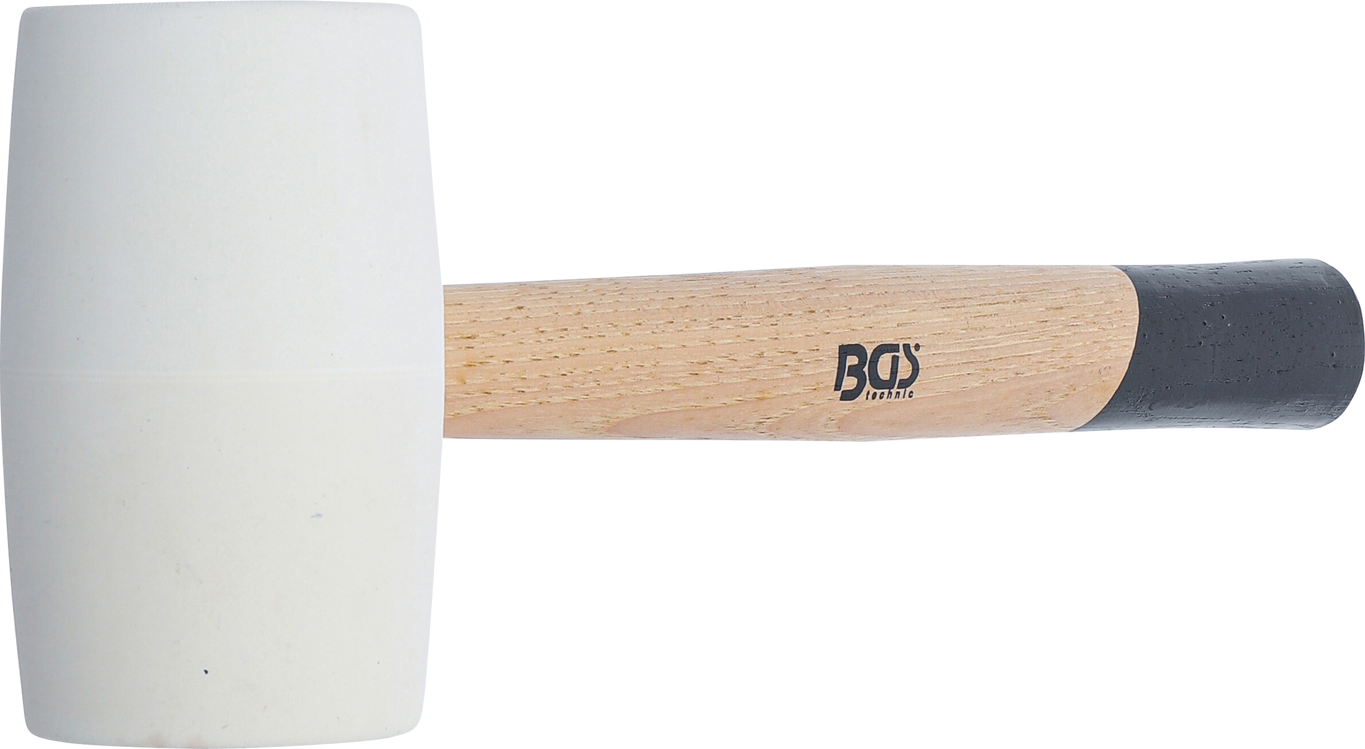 BGS Gummihammer | Hickory-Stiel | weißer Kopf | Ø 64 mm | 750 g